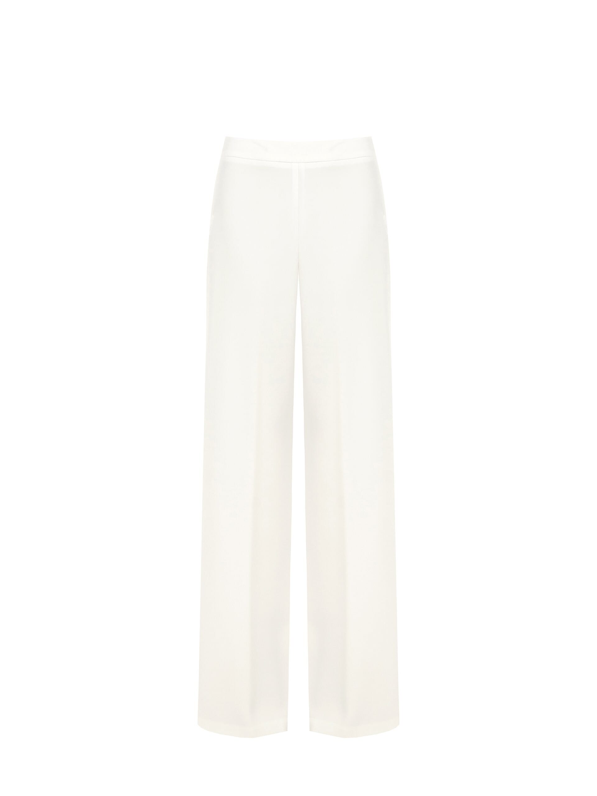 Pantalon Palace en tissu fluide avec fermeture éclair latérale Rinascimento