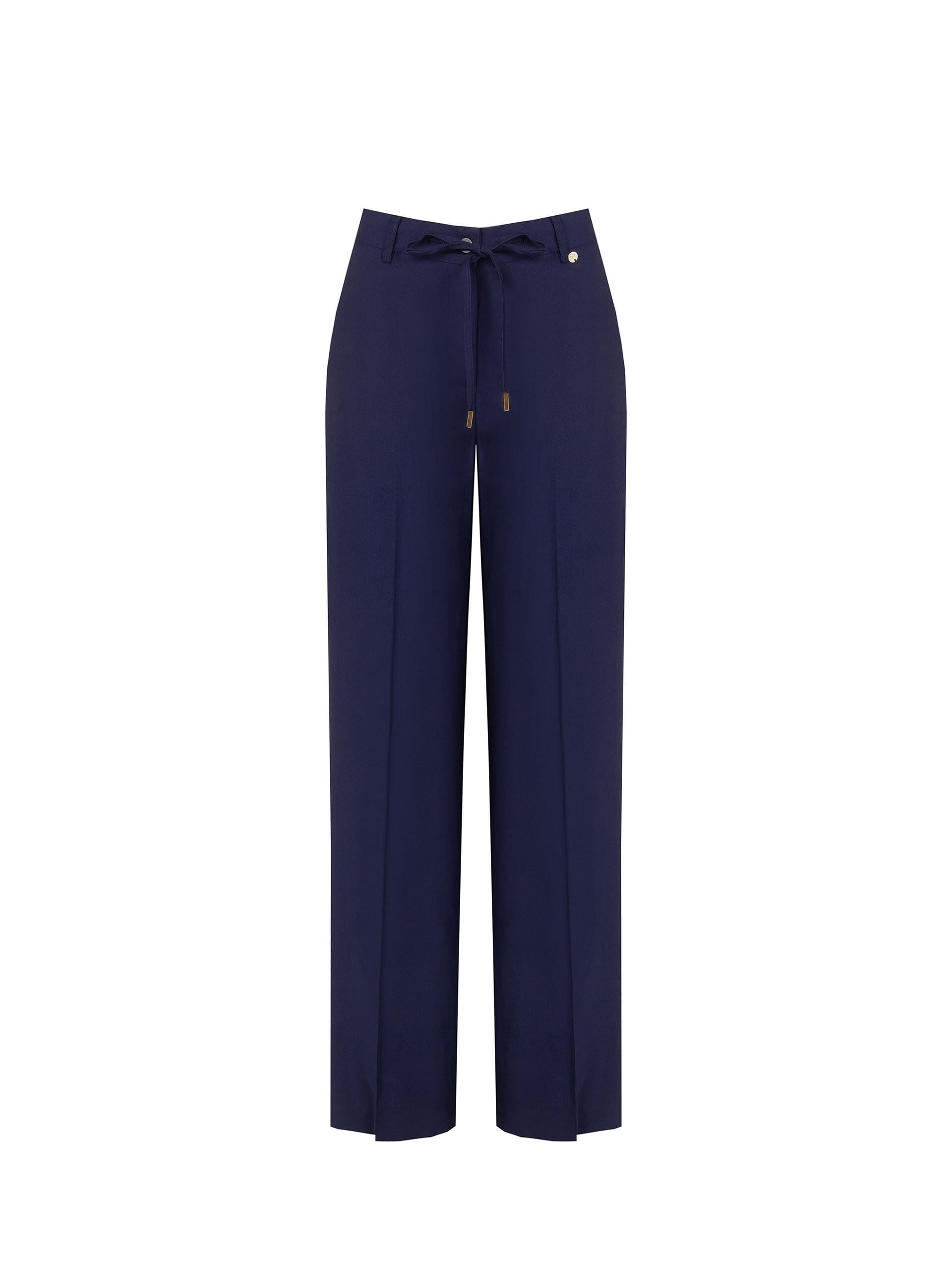 Viscose Palace Trousers With Drawstring And Pockets Rinascimento