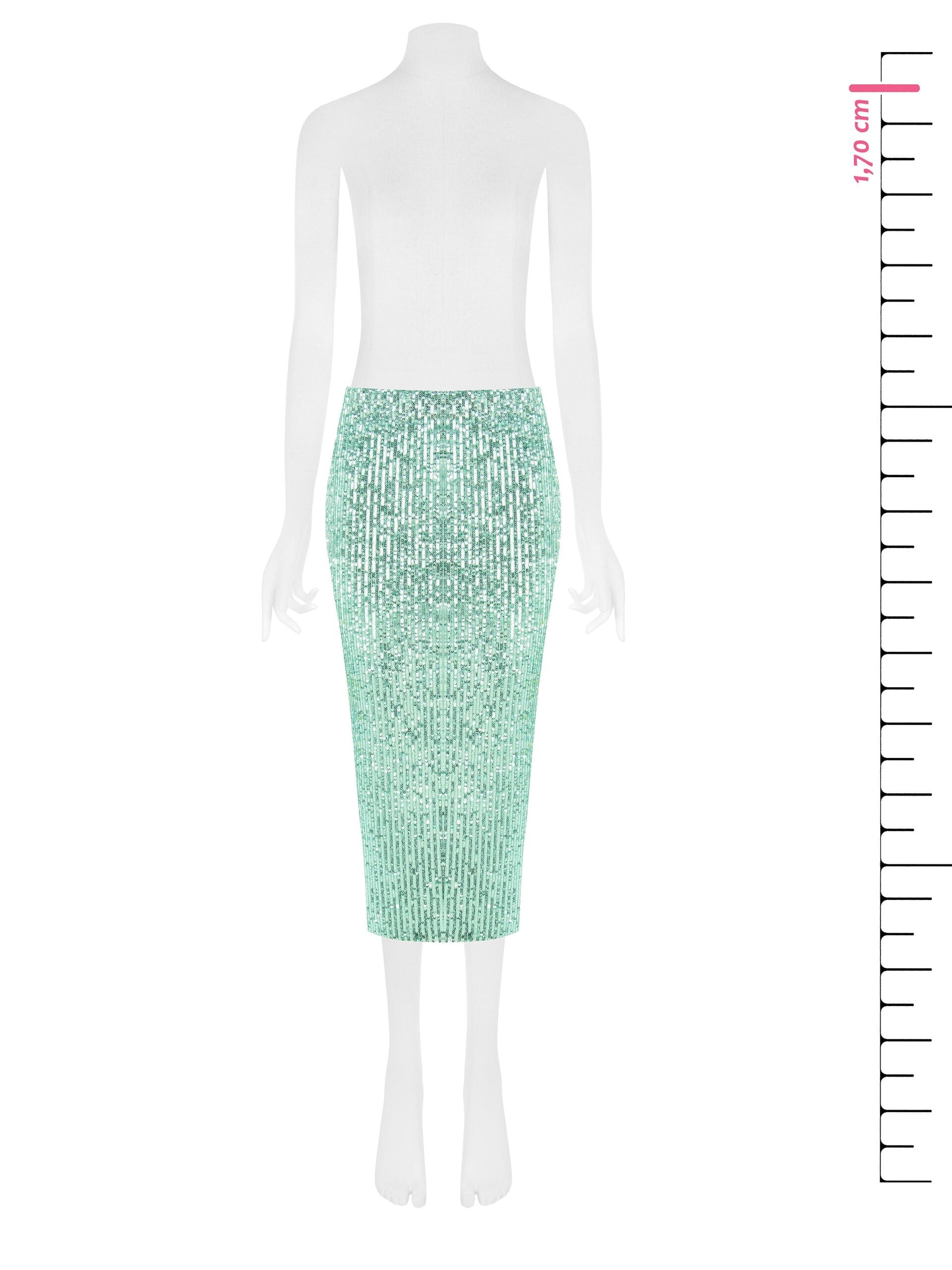 Sequined Pencil Skirt Rinascimento