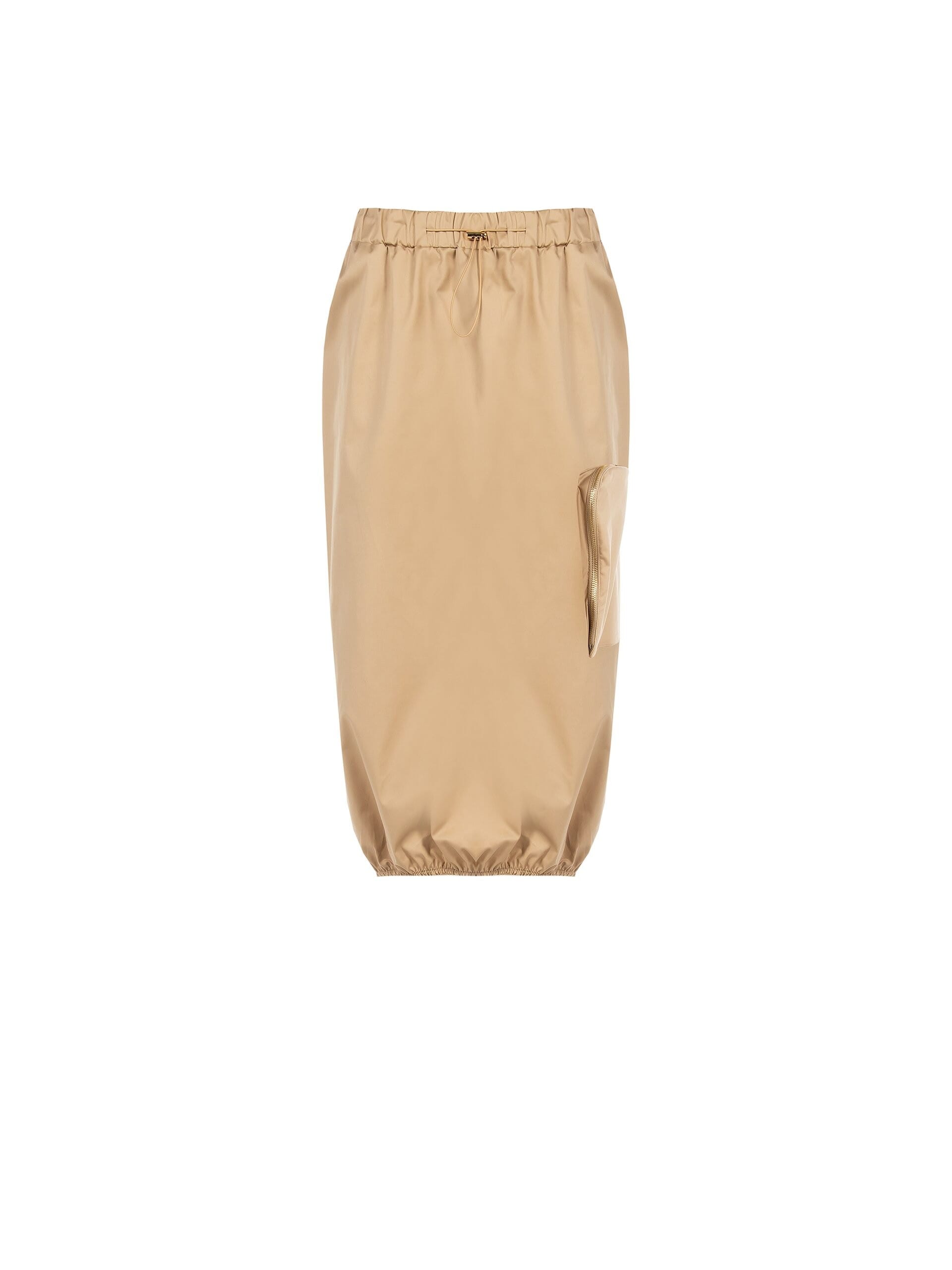 Longuette en coton mélangé avec pochette Maxi avec fermeture éclair Rinascimento