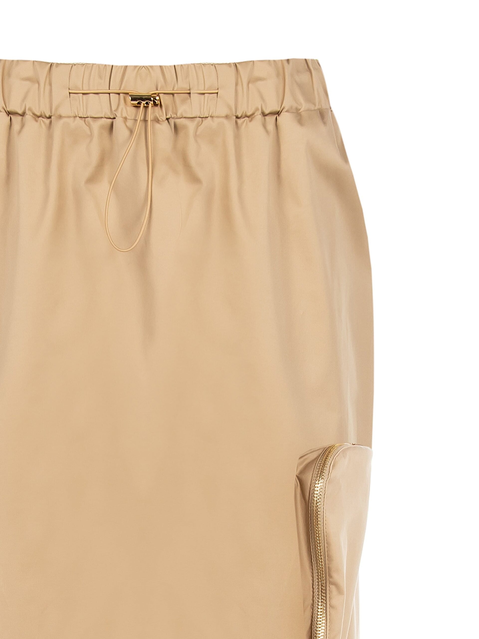 Longuette en coton mélangé avec pochette Maxi avec fermeture éclair Rinascimento