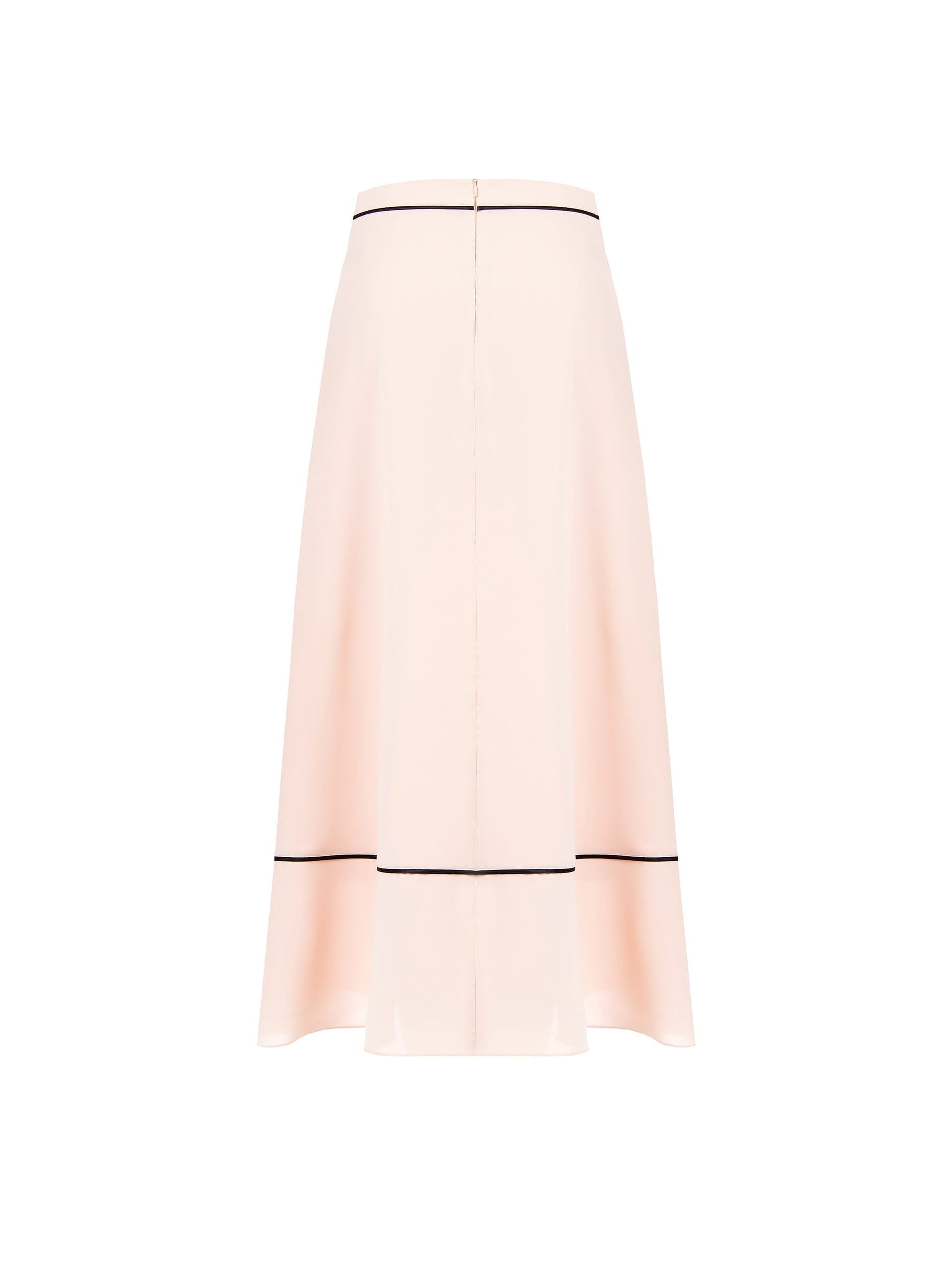 Rinascimento Soft Satin Wheeled Long Skirt