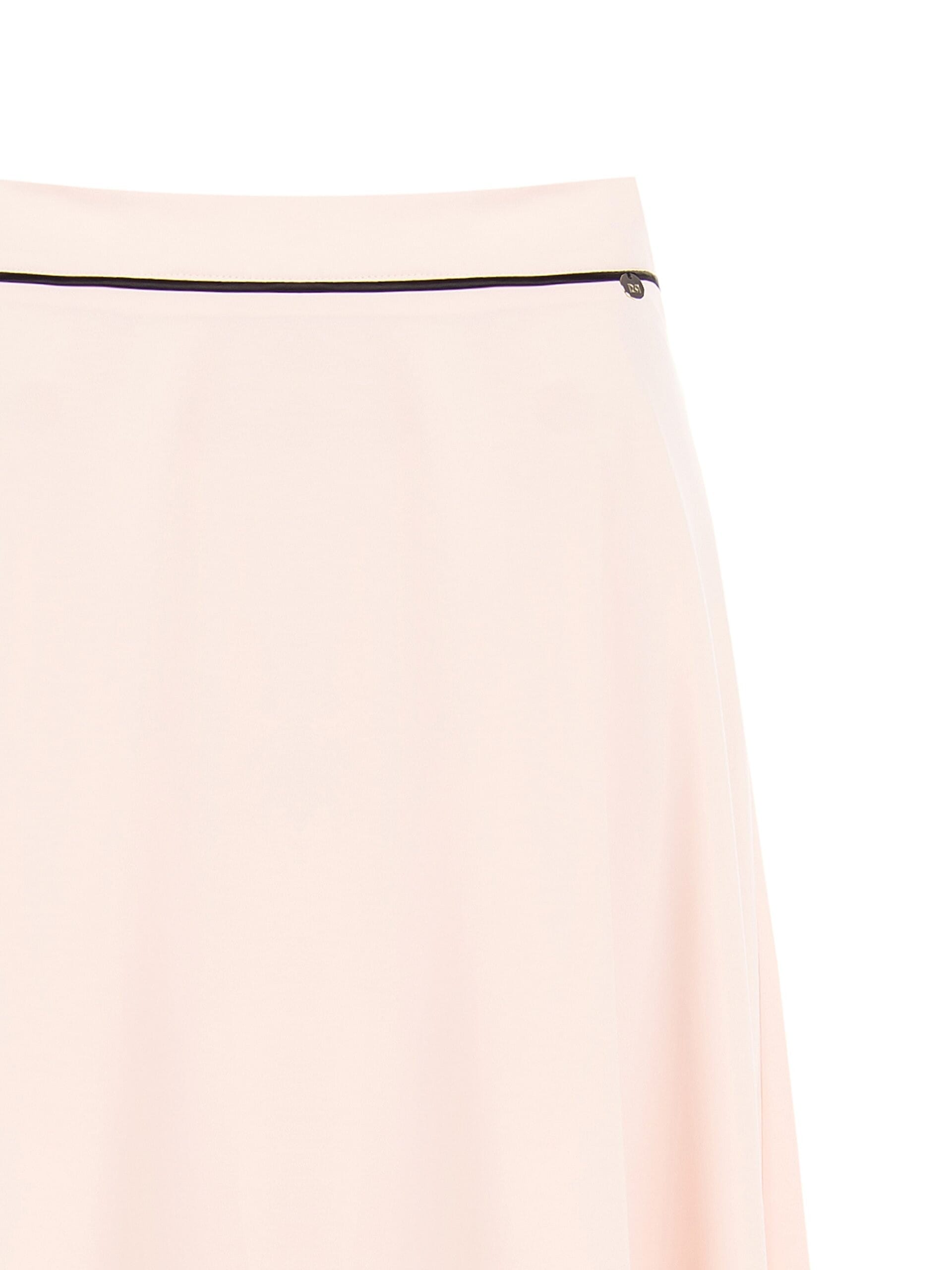 Rinascimento Soft Satin Wheeled Long Skirt