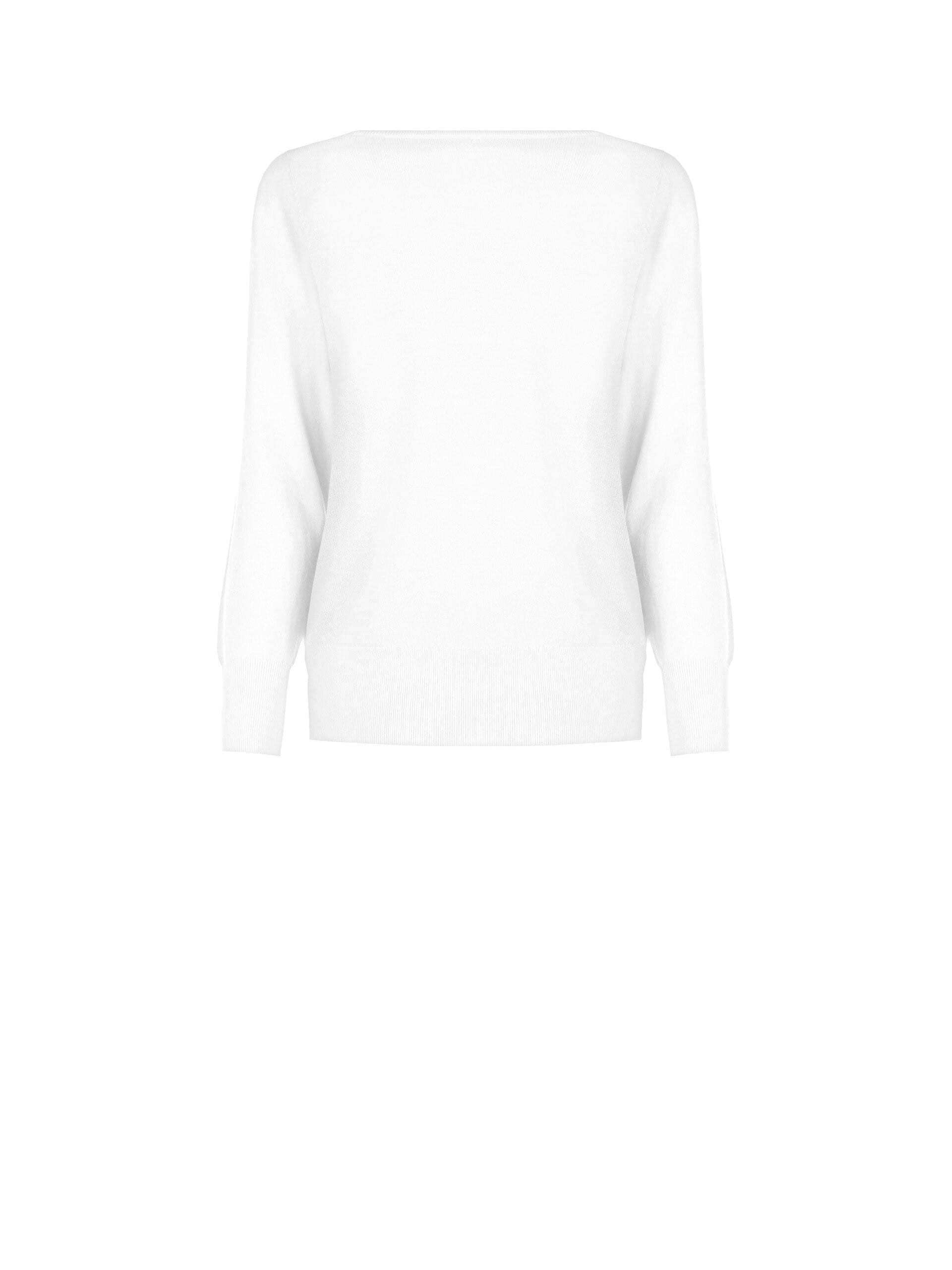 Barchetta Neck Sweater With Embroidered Logo Rinascimento