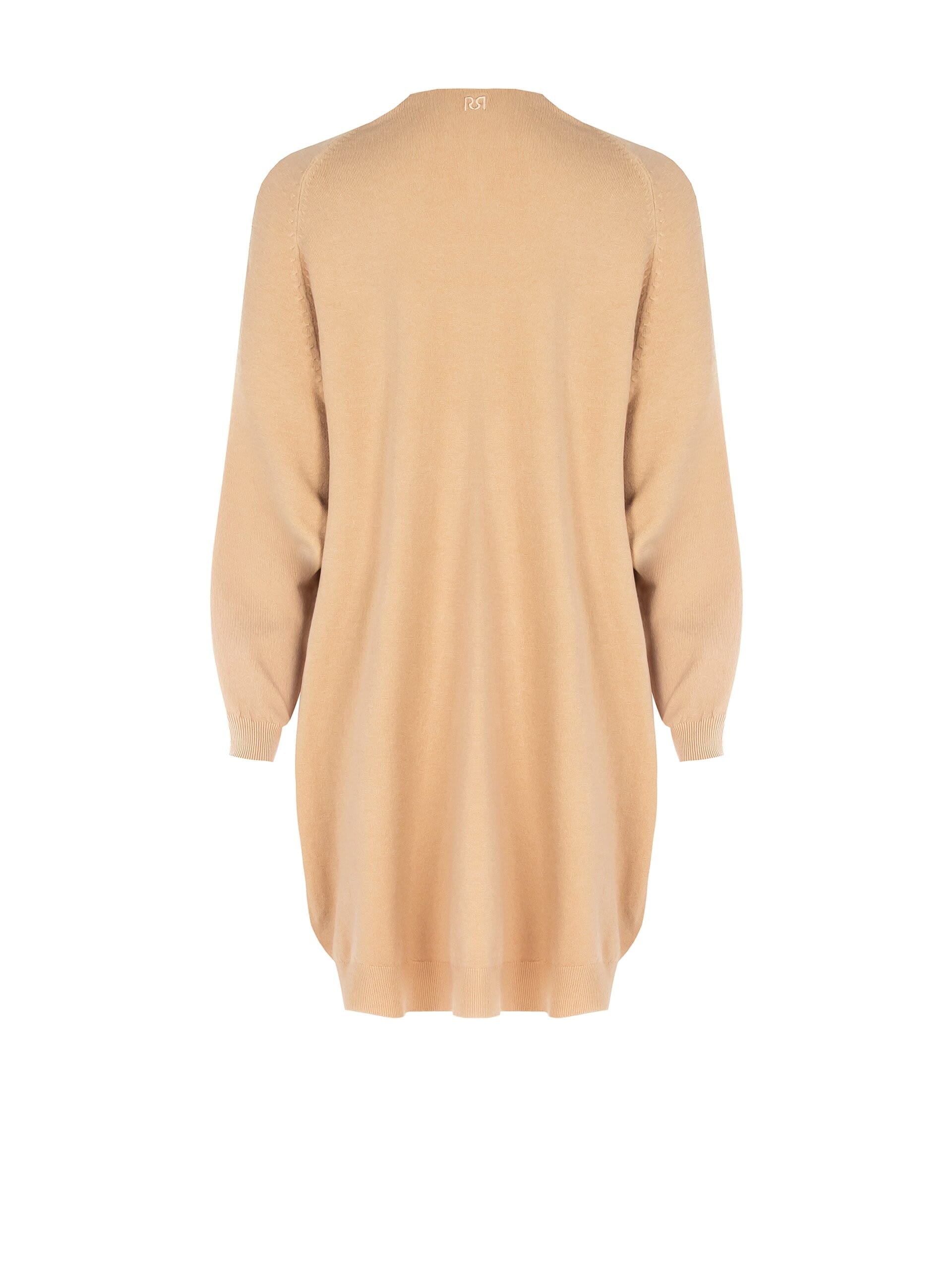 Rinascimento Cardigan long en maille sans boutons