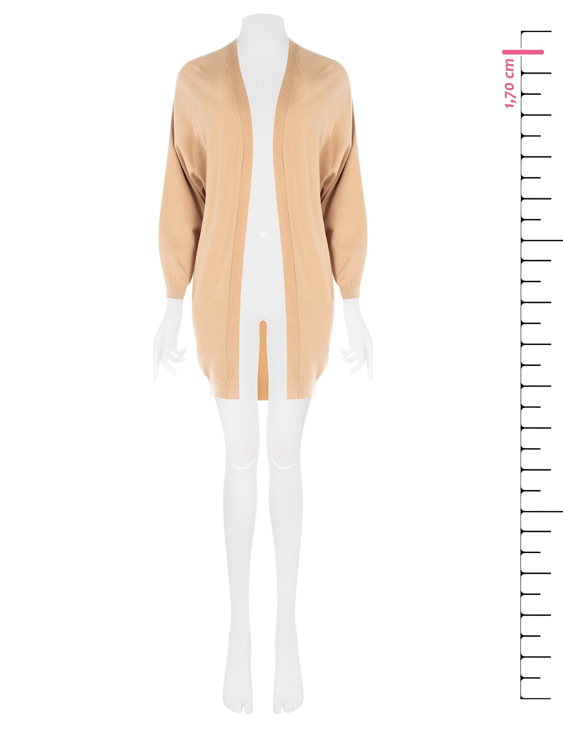 Rinascimento Cardigan long en maille sans boutons