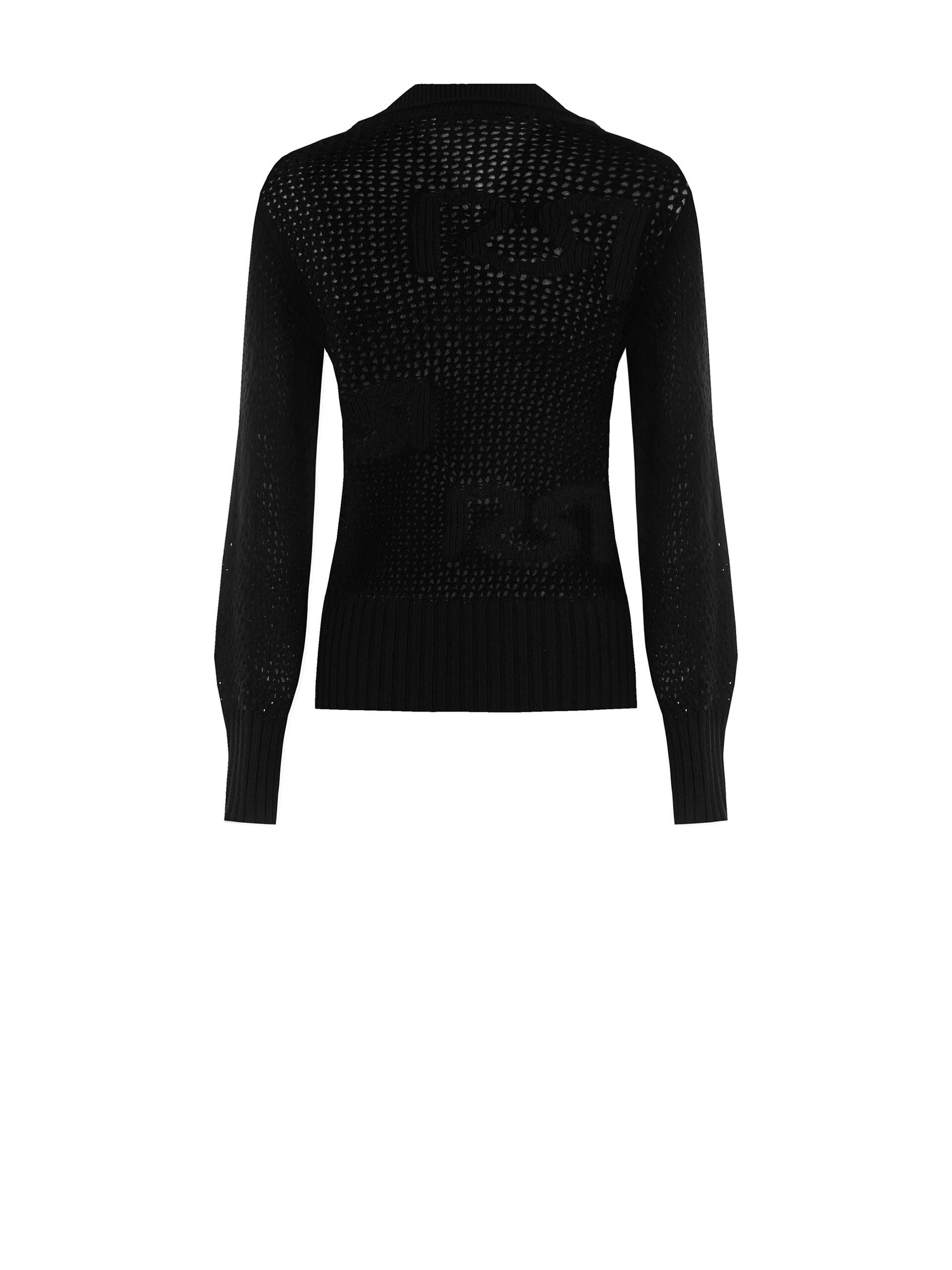 Rinascimento Cotton Openwork Polo Shirt