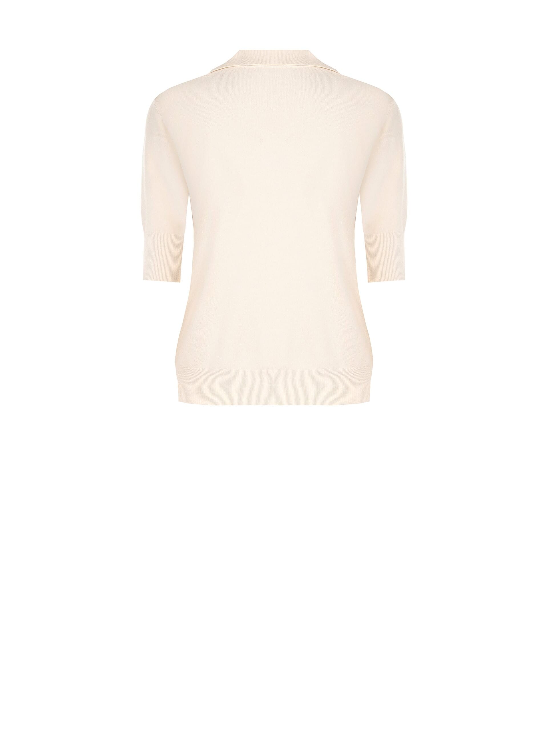 Viscose Mix Polo Shirt With Embroidered Rr Logo Rinascimento