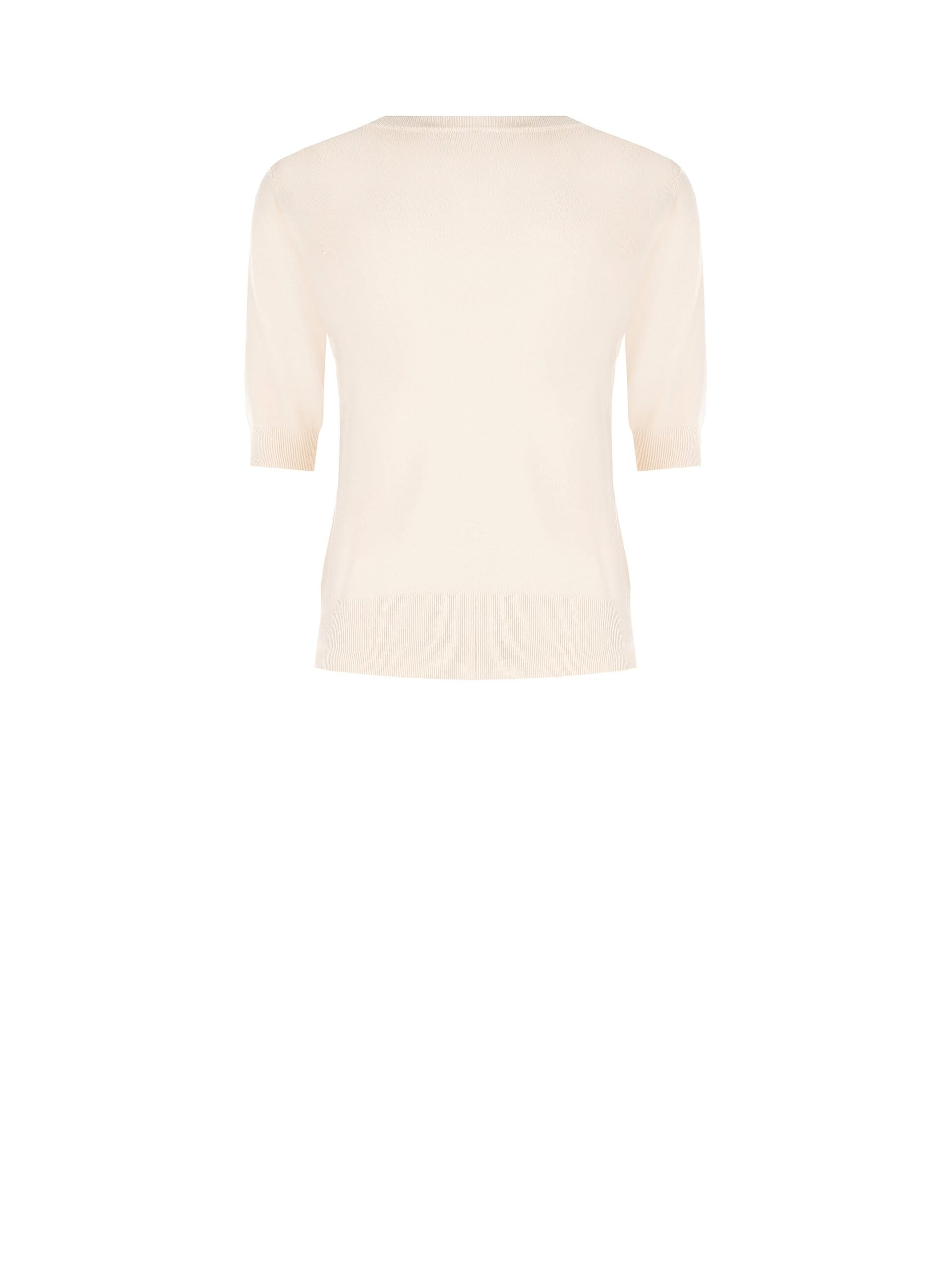 Viscose Blend Sweater With Embroidered Rr Logo Rinascimento