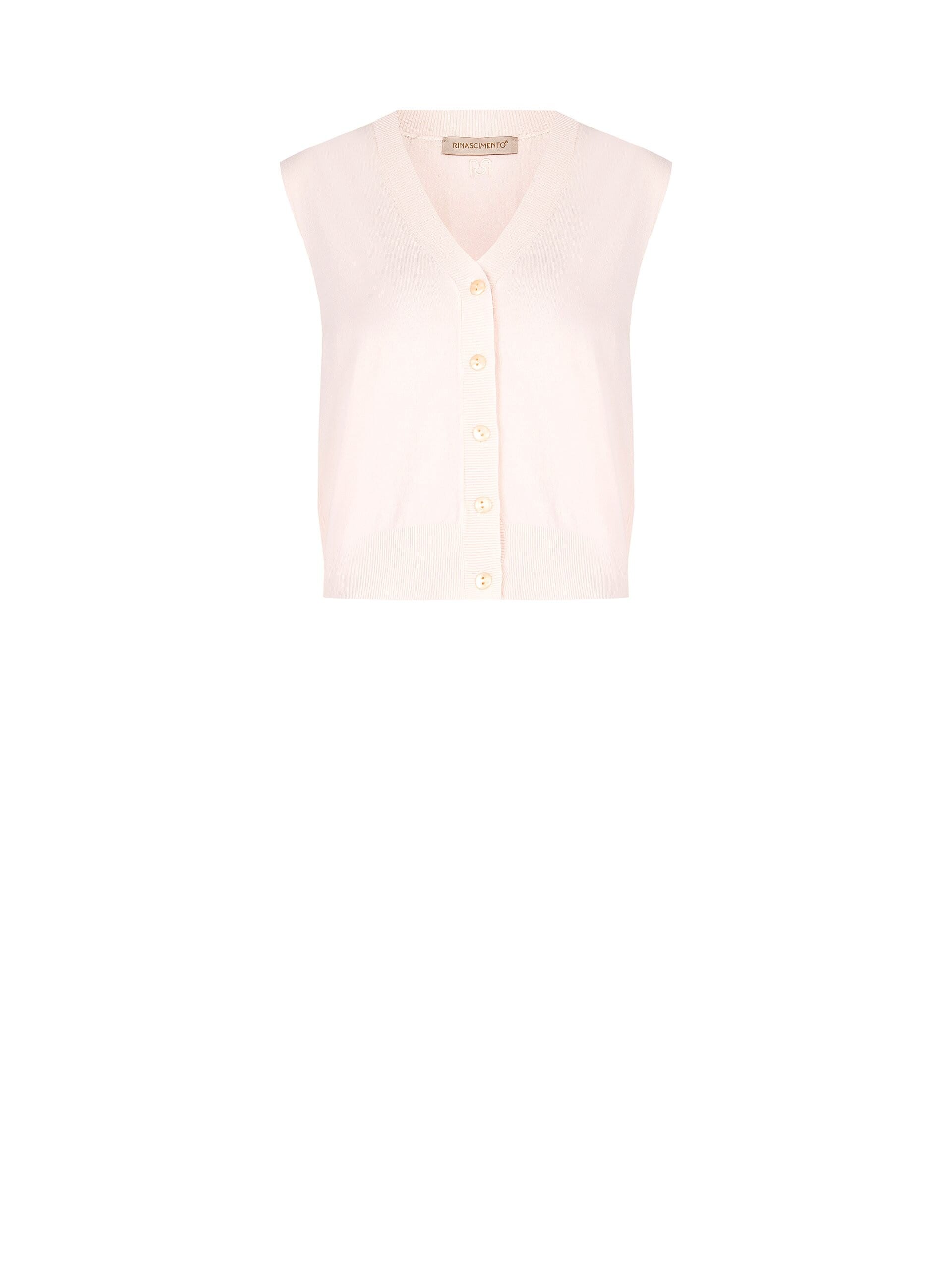 Rinascimento Viscose Blend Knitted Vest