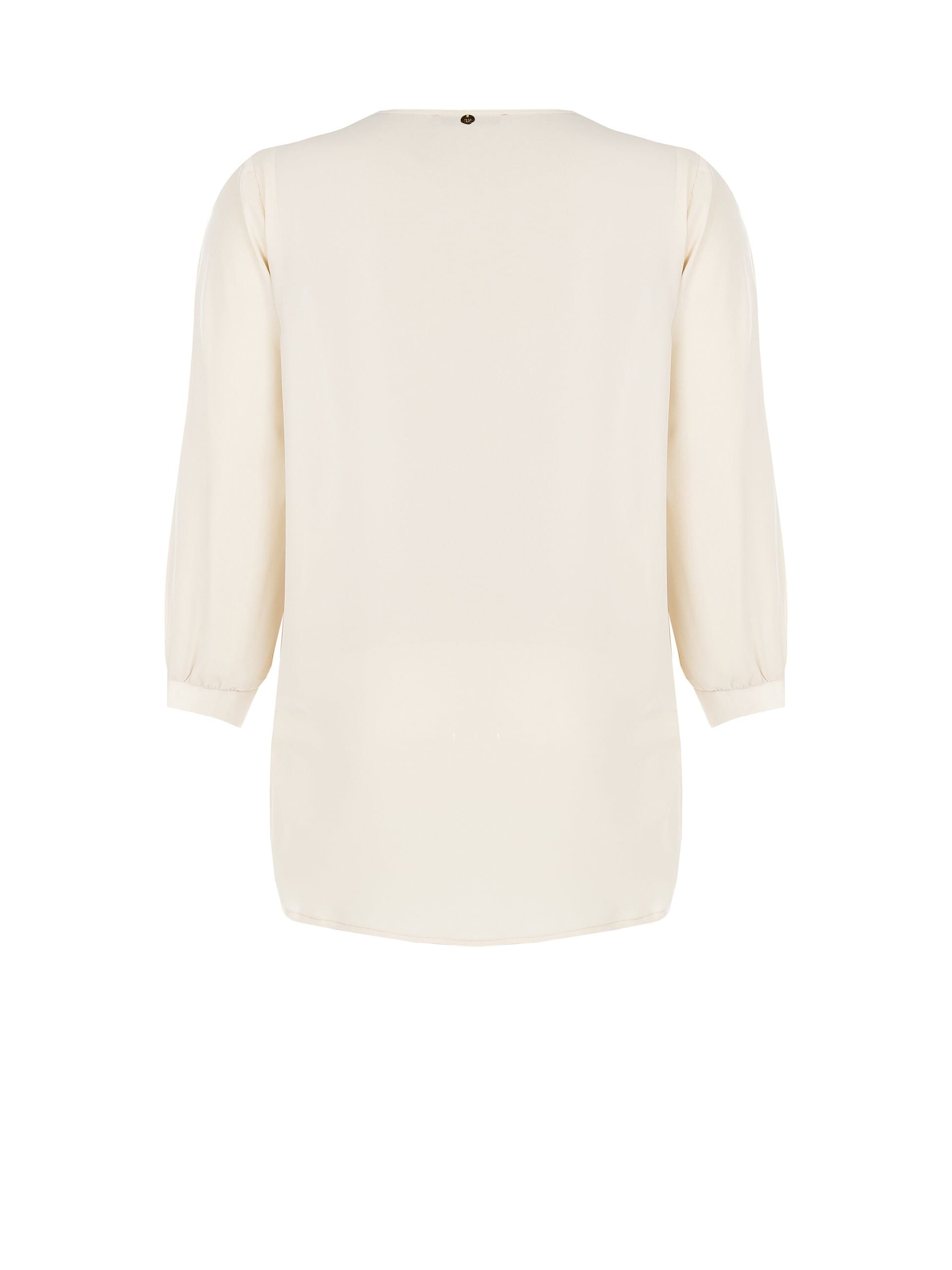 Rinascimento - Chemisier asymétrique en georgette Curvy Soft