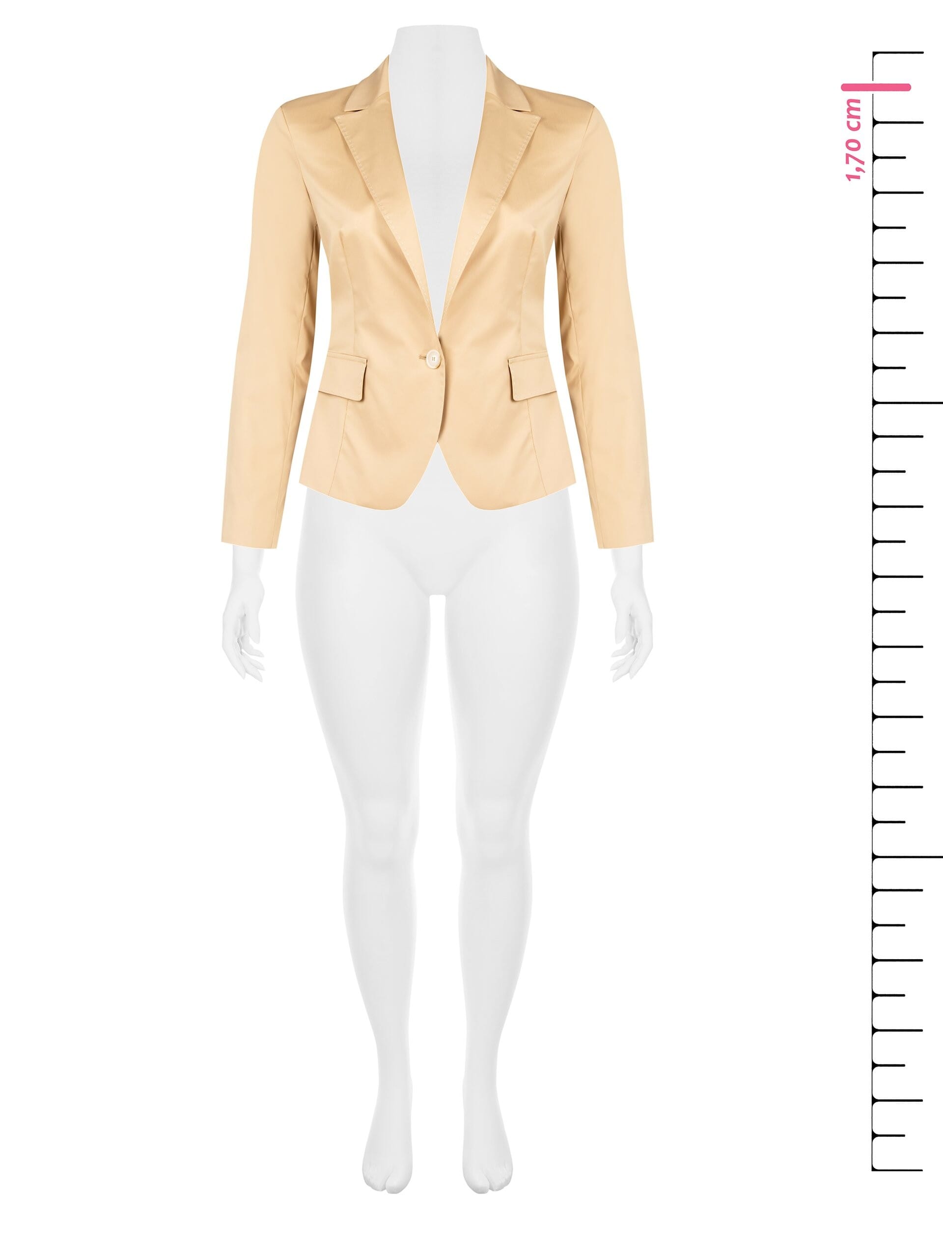 Giacca Blazer Sfiancata In Tessuto Bi-Stretch Rinascimento Curvy