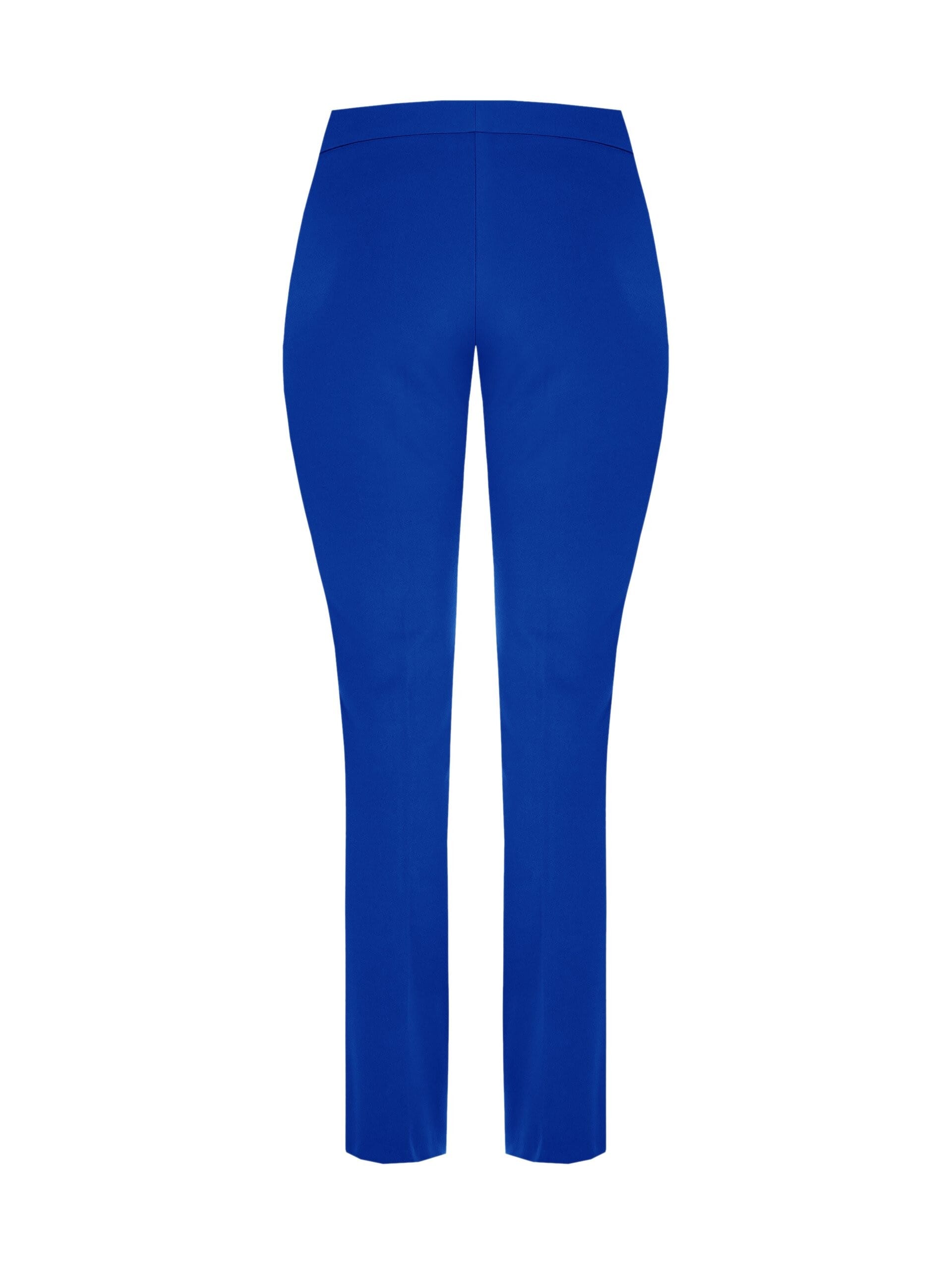 Straight Trousers With Curvy Rinascimento Pendant