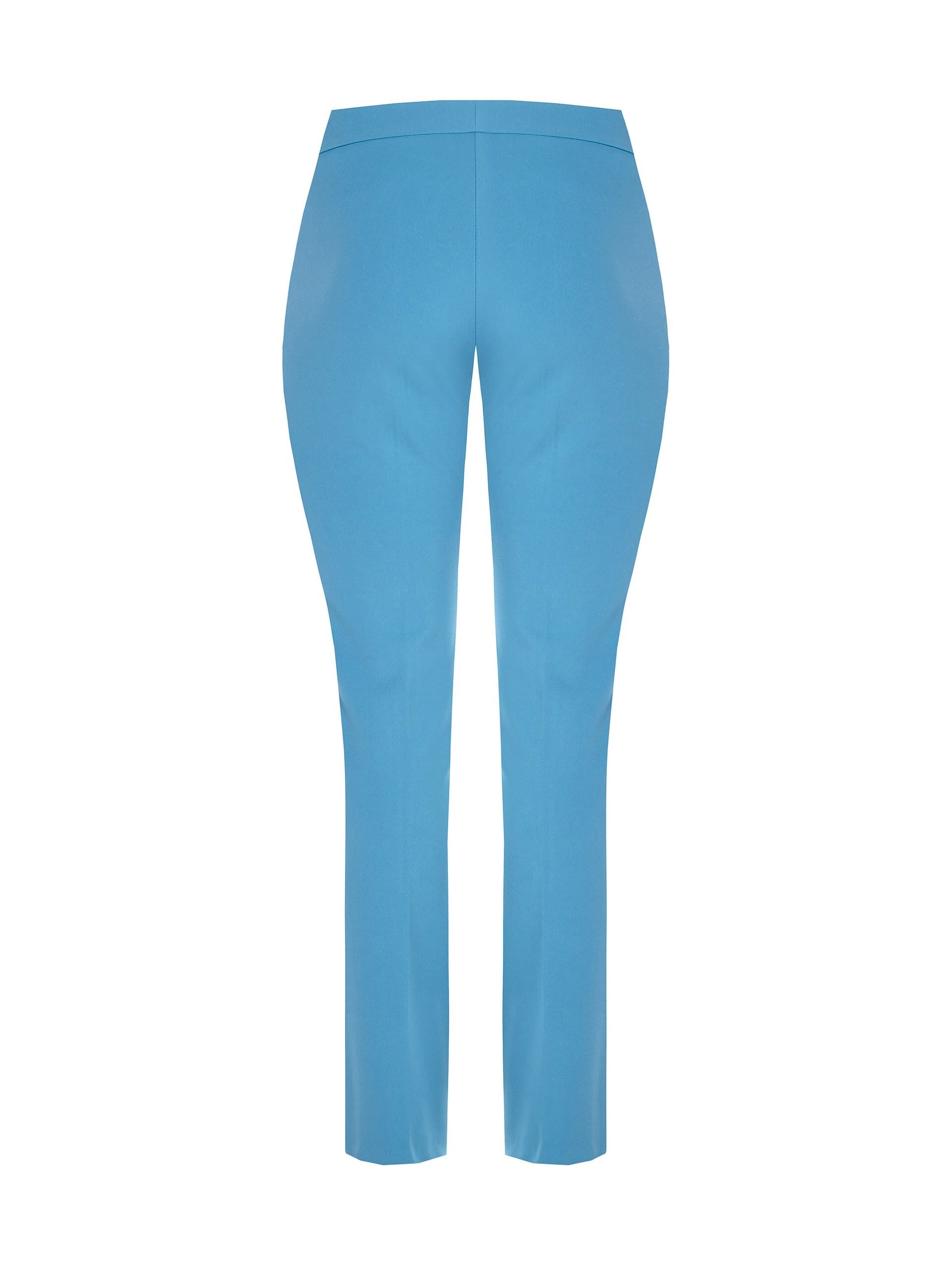 Straight Trousers With Curvy Rinascimento Pendant