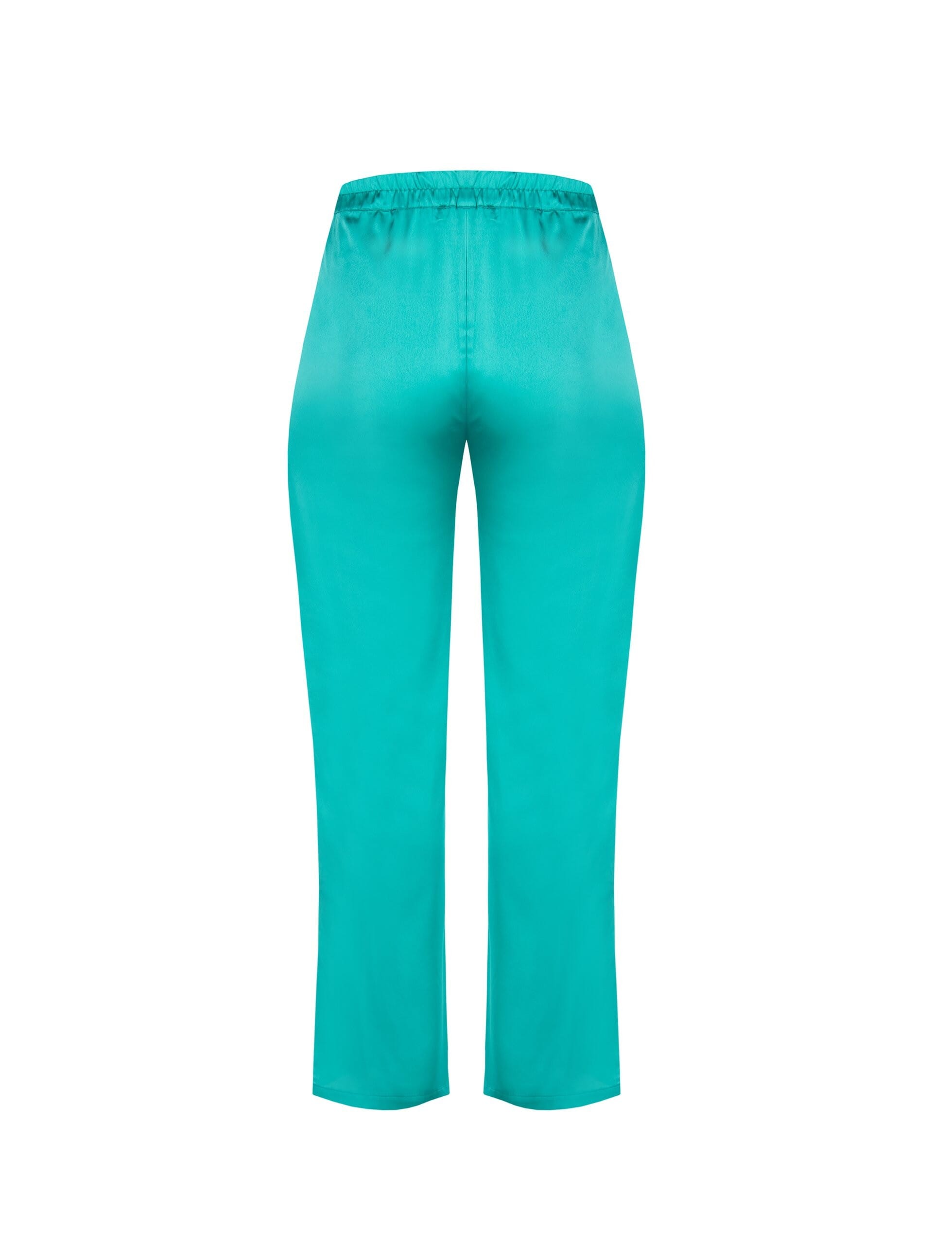 Satin Front And Viscose Back Rinascimento Curvy Trousers