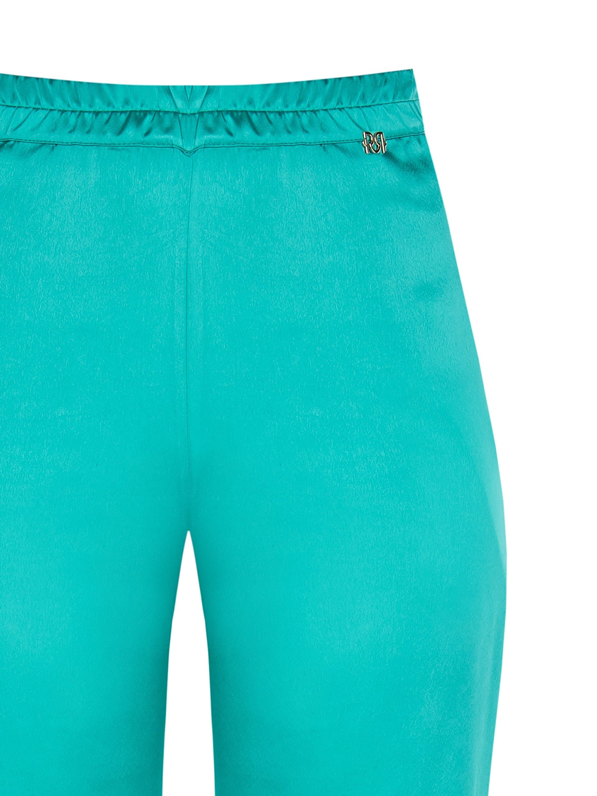 Satin Front And Viscose Back Rinascimento Curvy Trousers