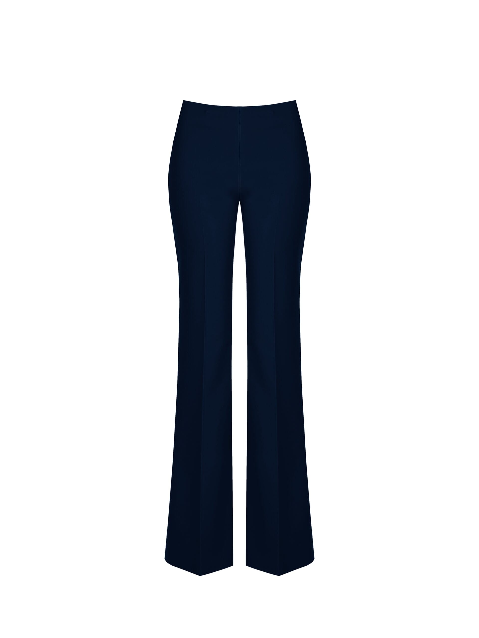 Pantaloni Palazzo In Tessuto Tecnico Con Zip Sul Fianco Rinascimento