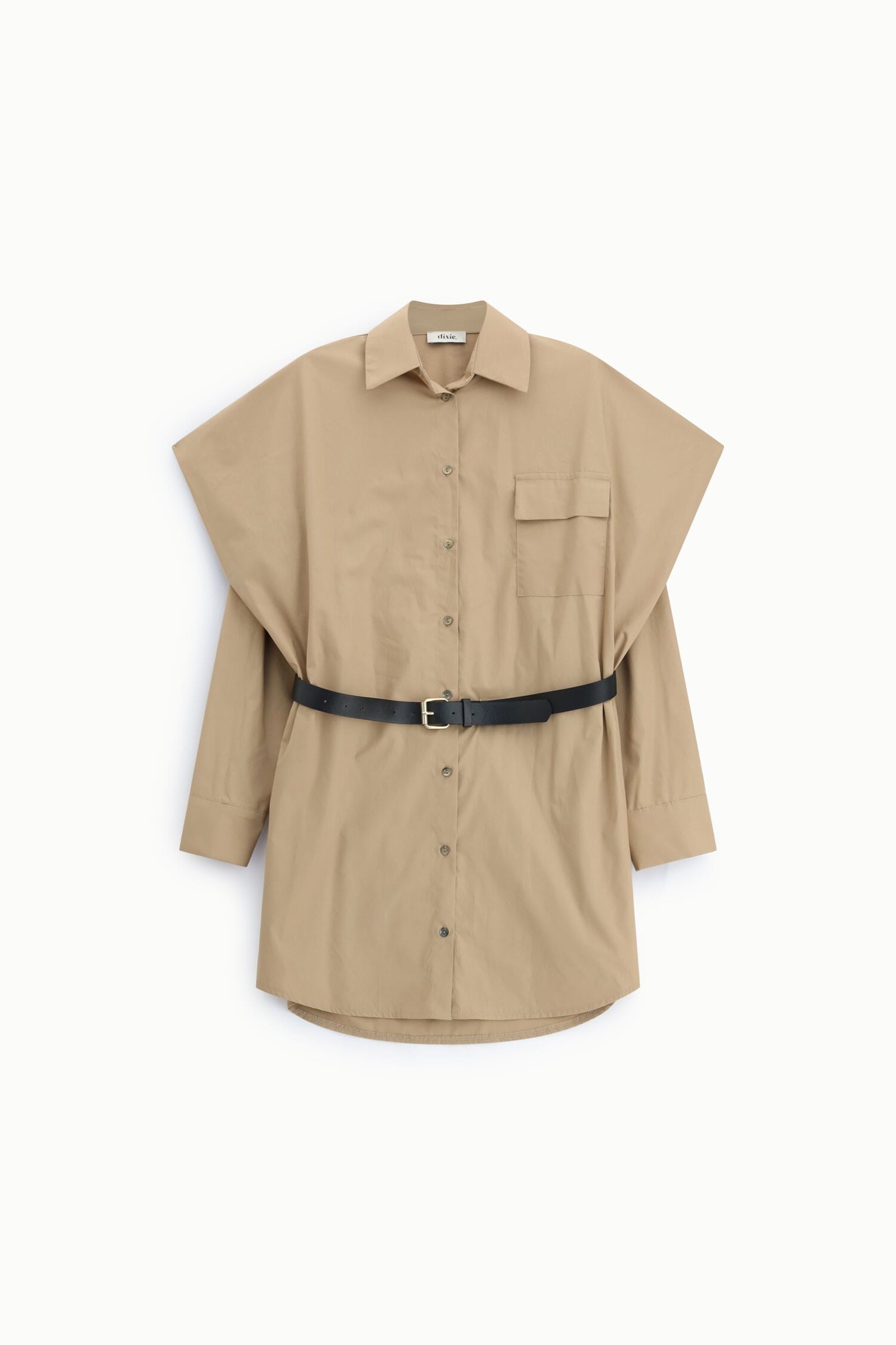 Over Robe chemise avec ceinture et poche Dixie