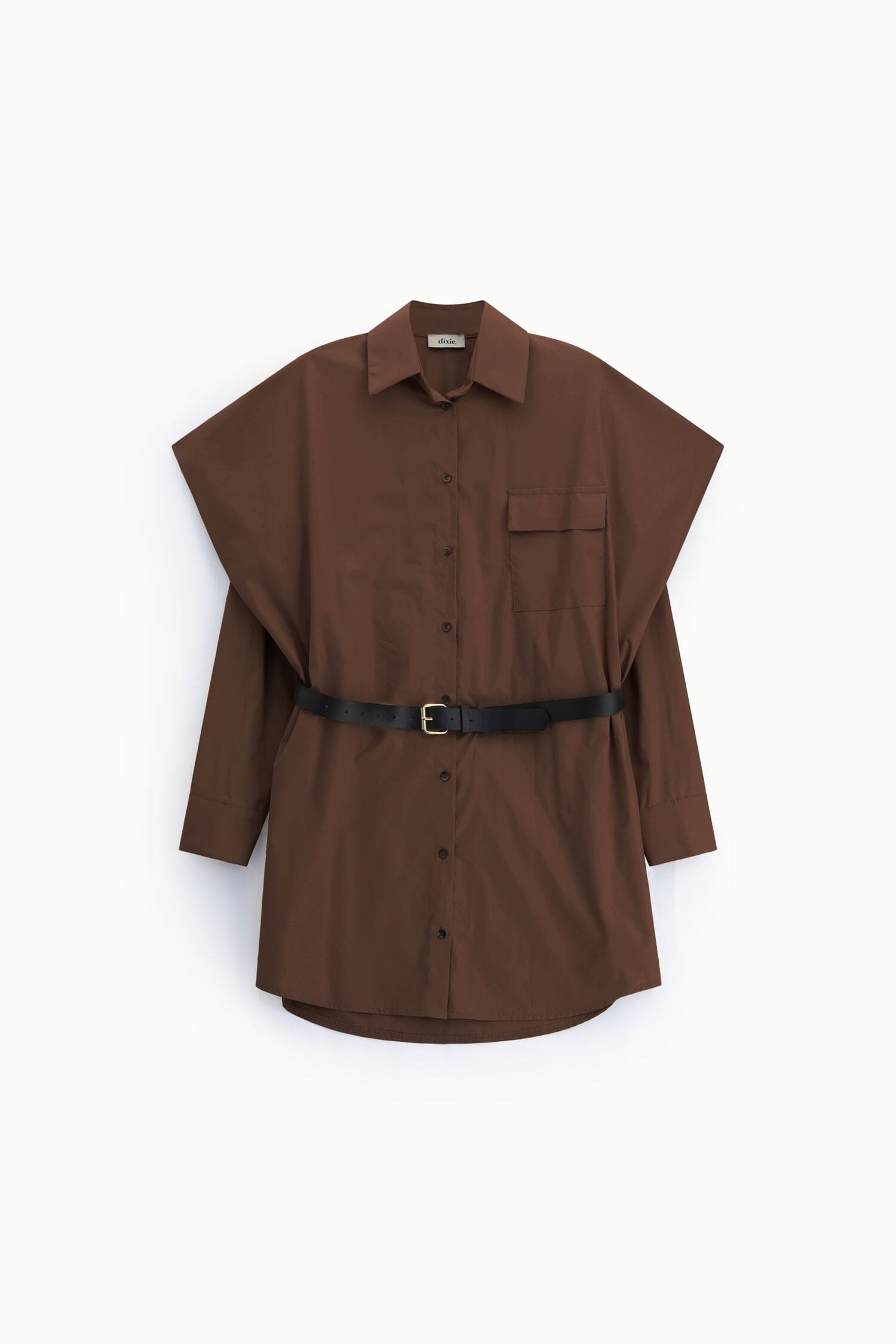 Over Robe chemise avec ceinture et poche Dixie