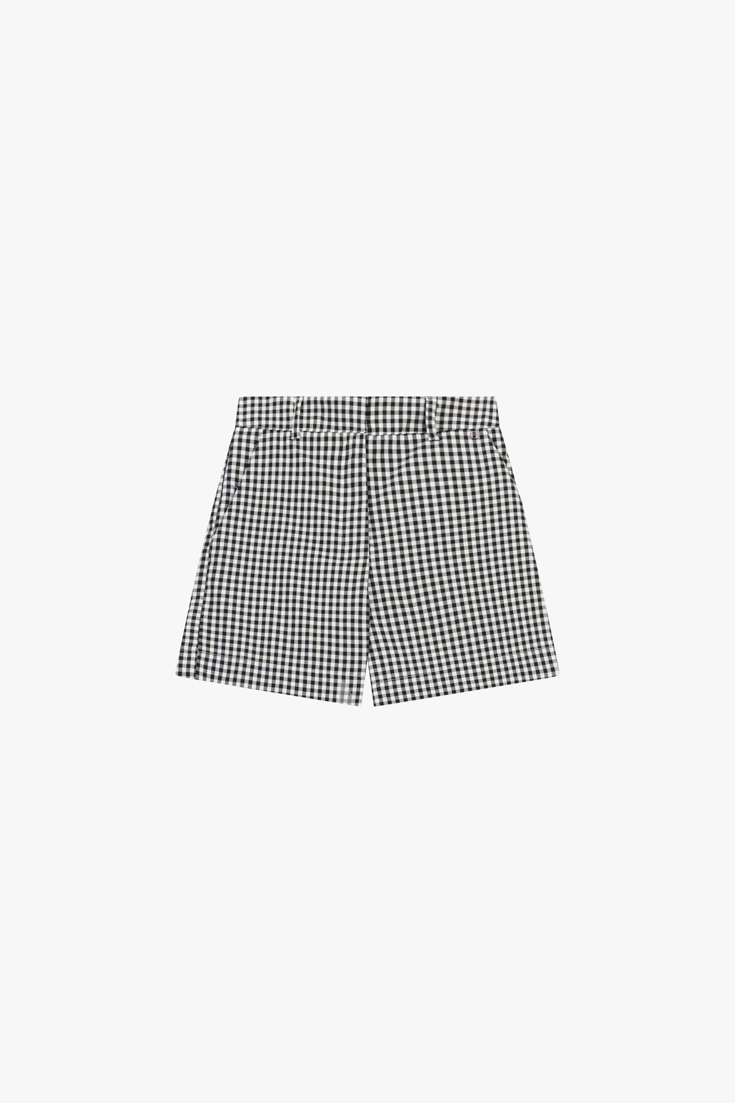 Checkered Shorts Regular Fit Medium Waist Dixie