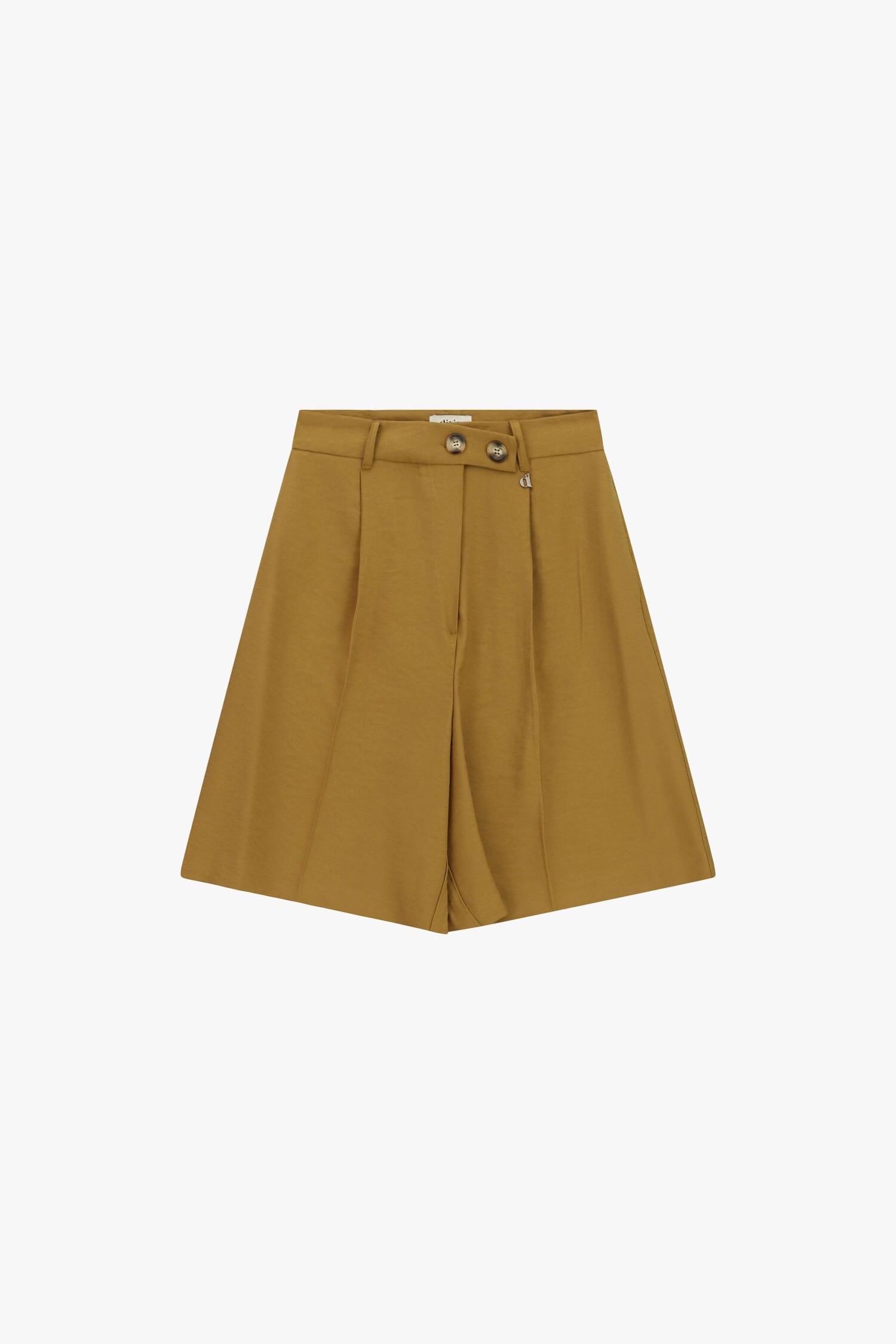 High Waisted Shorts With Pince And Double Button Dixie
