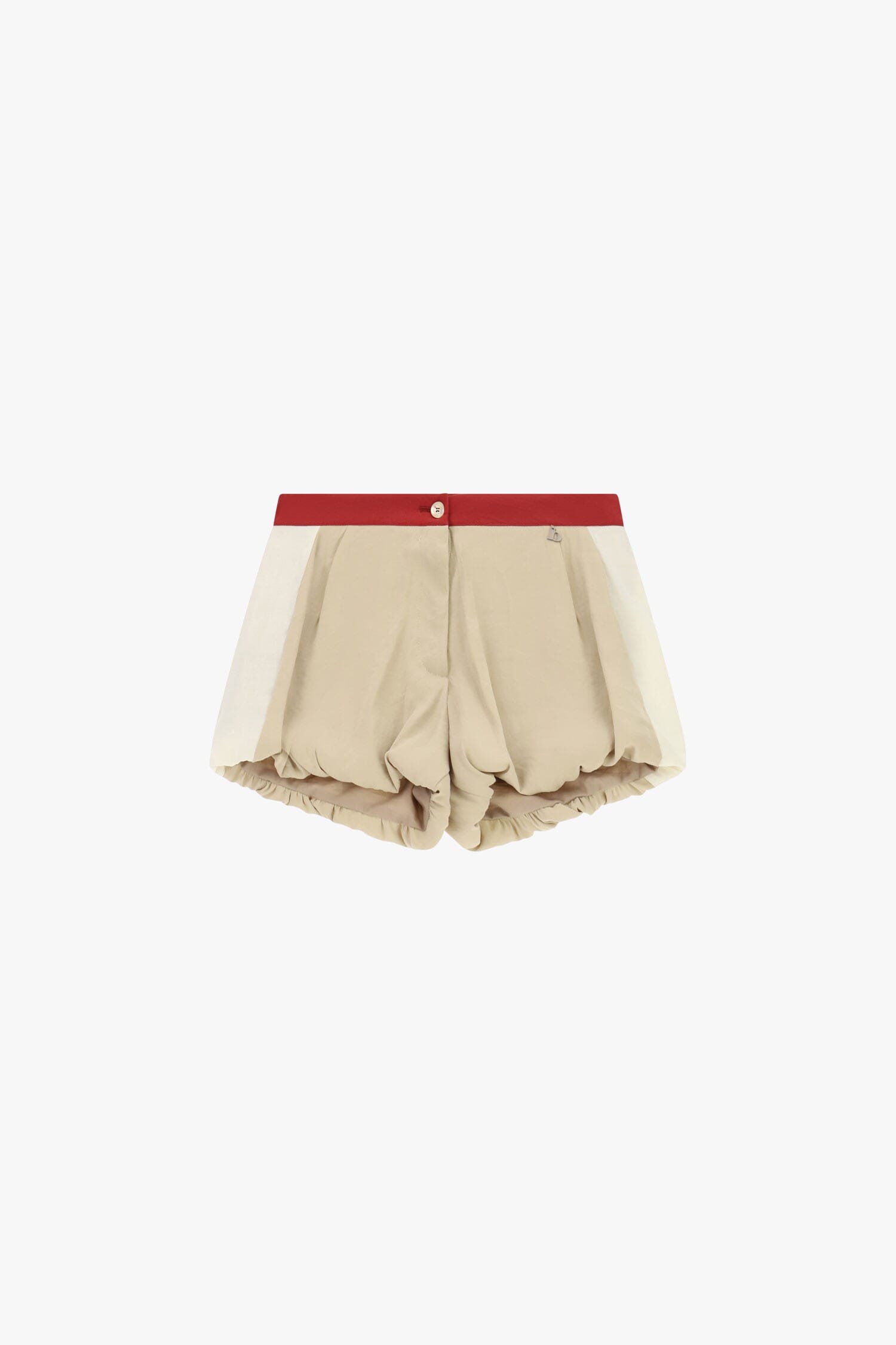 Hot Pants Shorts with Contrast Waist and Dixie Curled Bottom