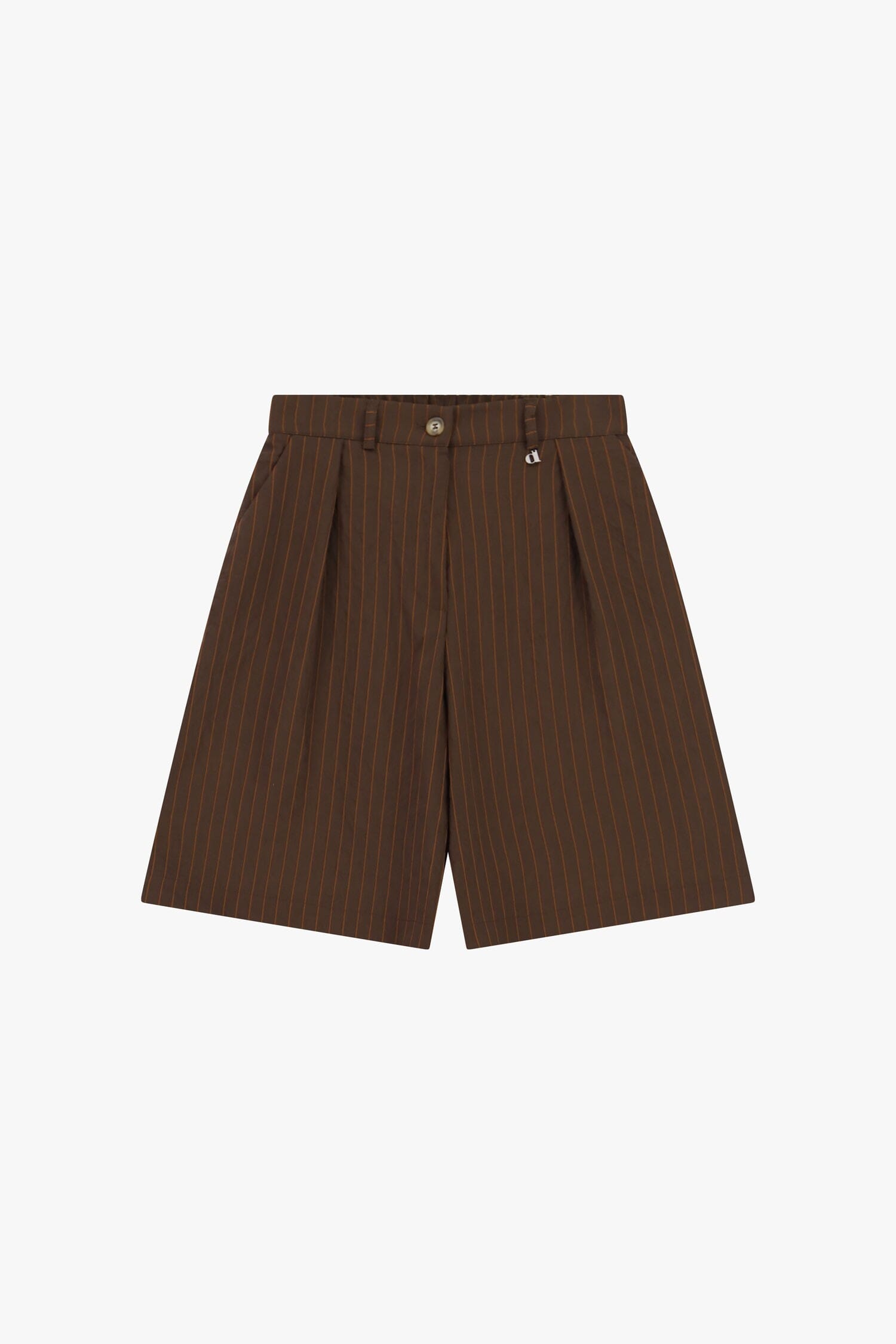 Striped Shorts With Darts And Side Pockets Dixie