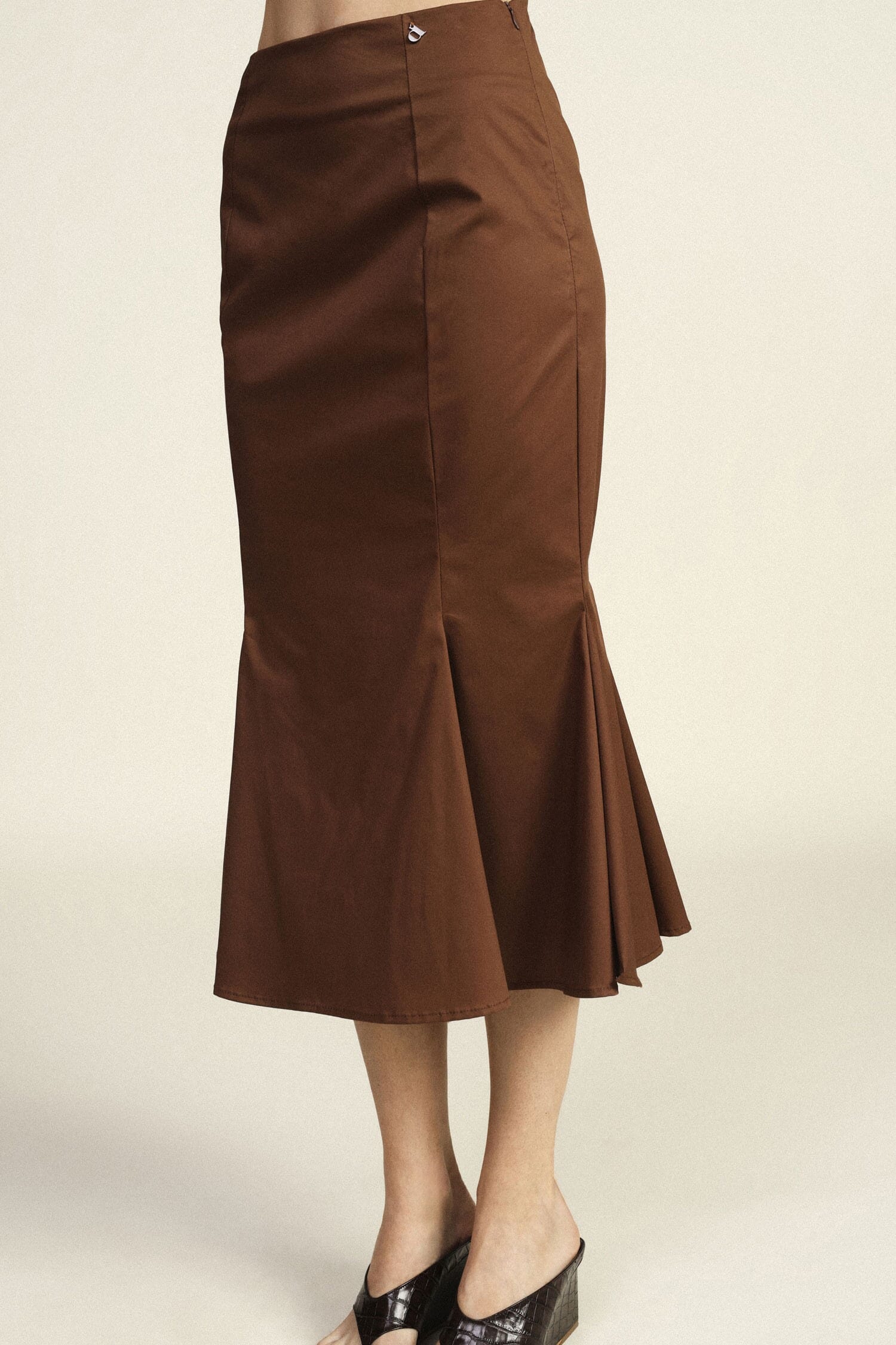 Dixie - Jupe longue évasée taille haute