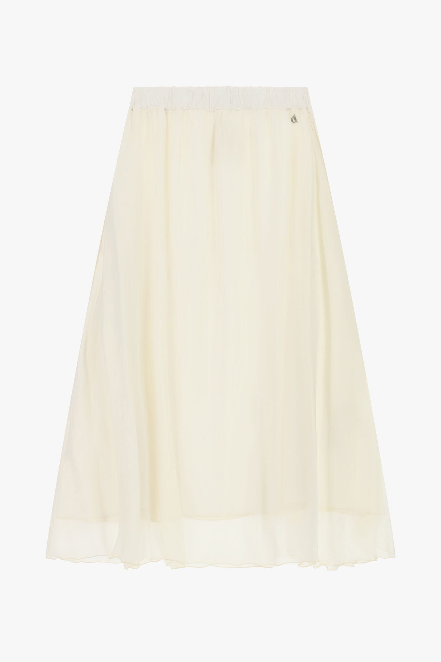 Dixie Flared Midi Skirt With Elastic Waistband (Jupe midi évasée à taille élastique)