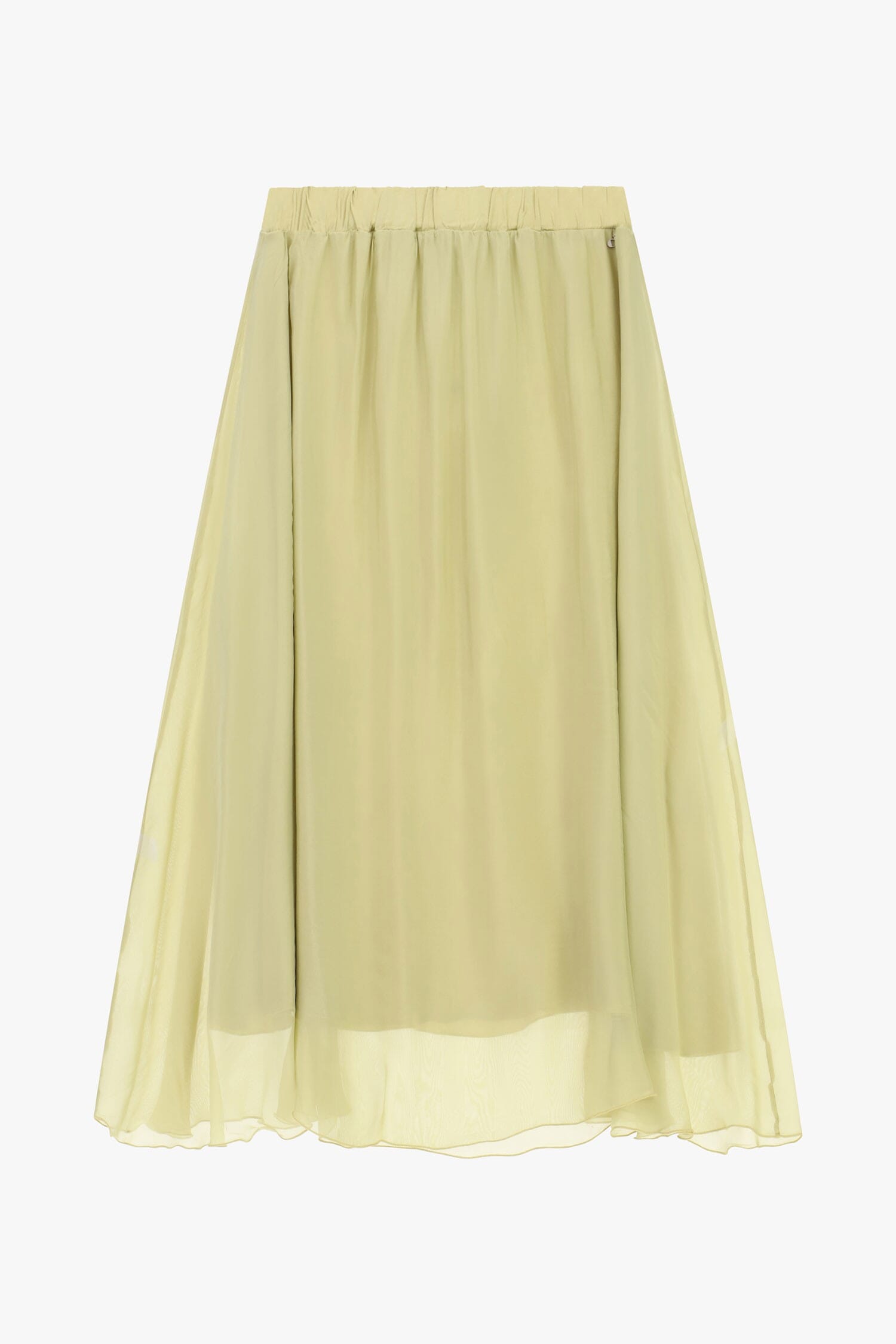 Dixie Flared Midi Skirt With Elastic Waistband (Jupe midi évasée à taille élastique)
