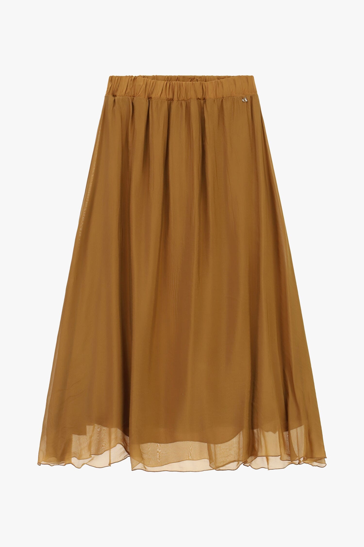 Dixie Flared Midi Skirt With Elastic Waistband (Jupe midi évasée à taille élastique)