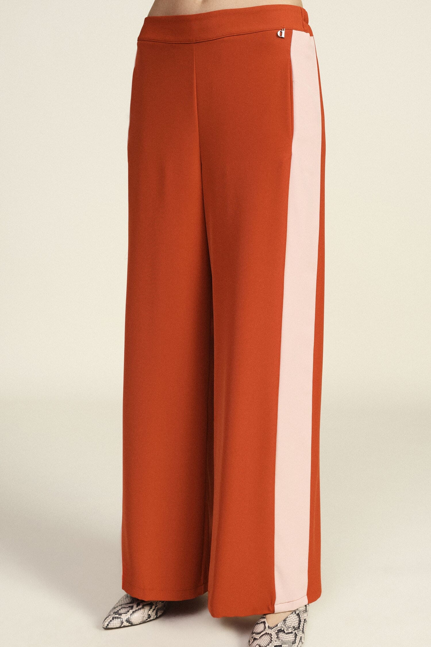 Dixie High Waist Colour Block Palace Trousers