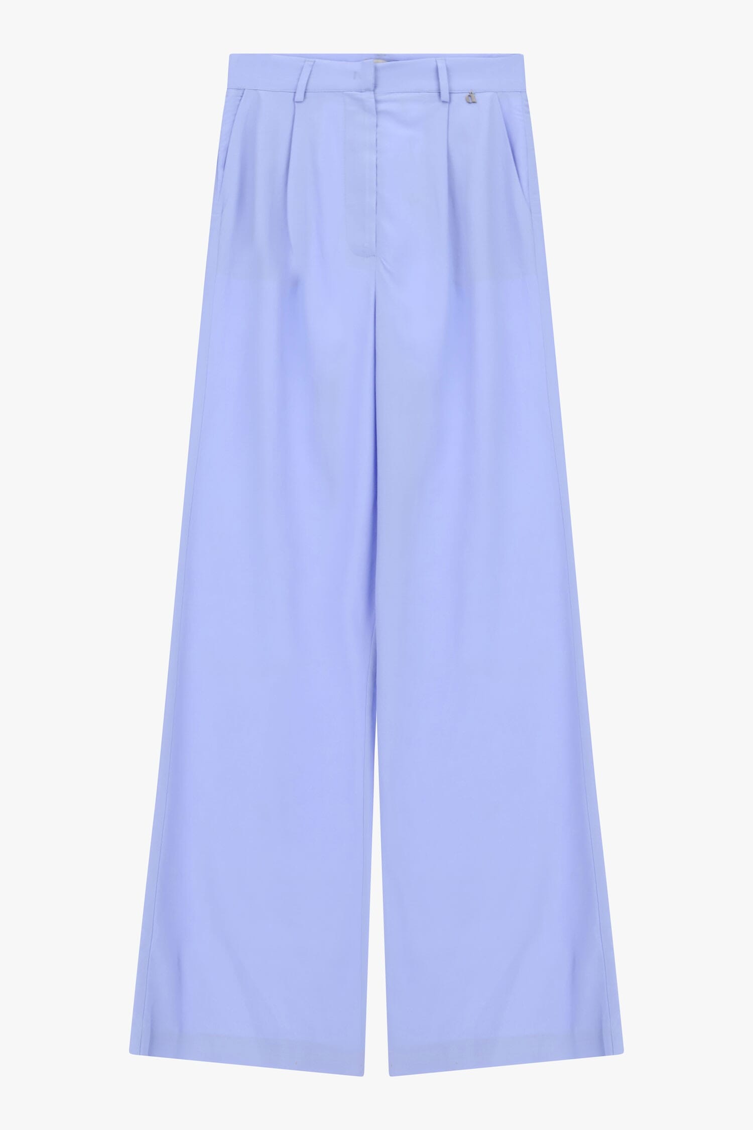 High Waisted Trousers With Wide Legs And Dixie Darts