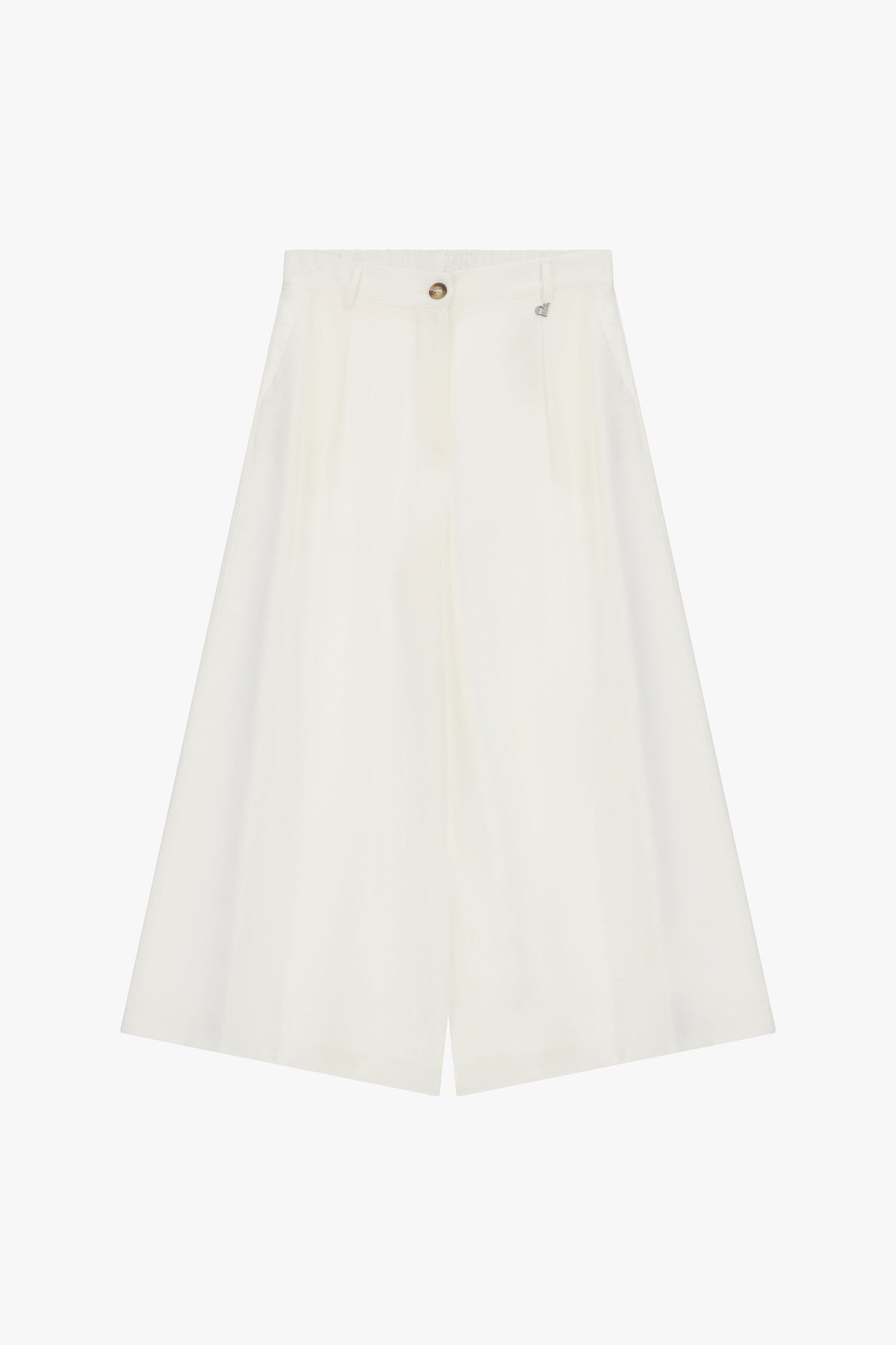 Cropped Palace Trousers With Darts And Pockets Dixie