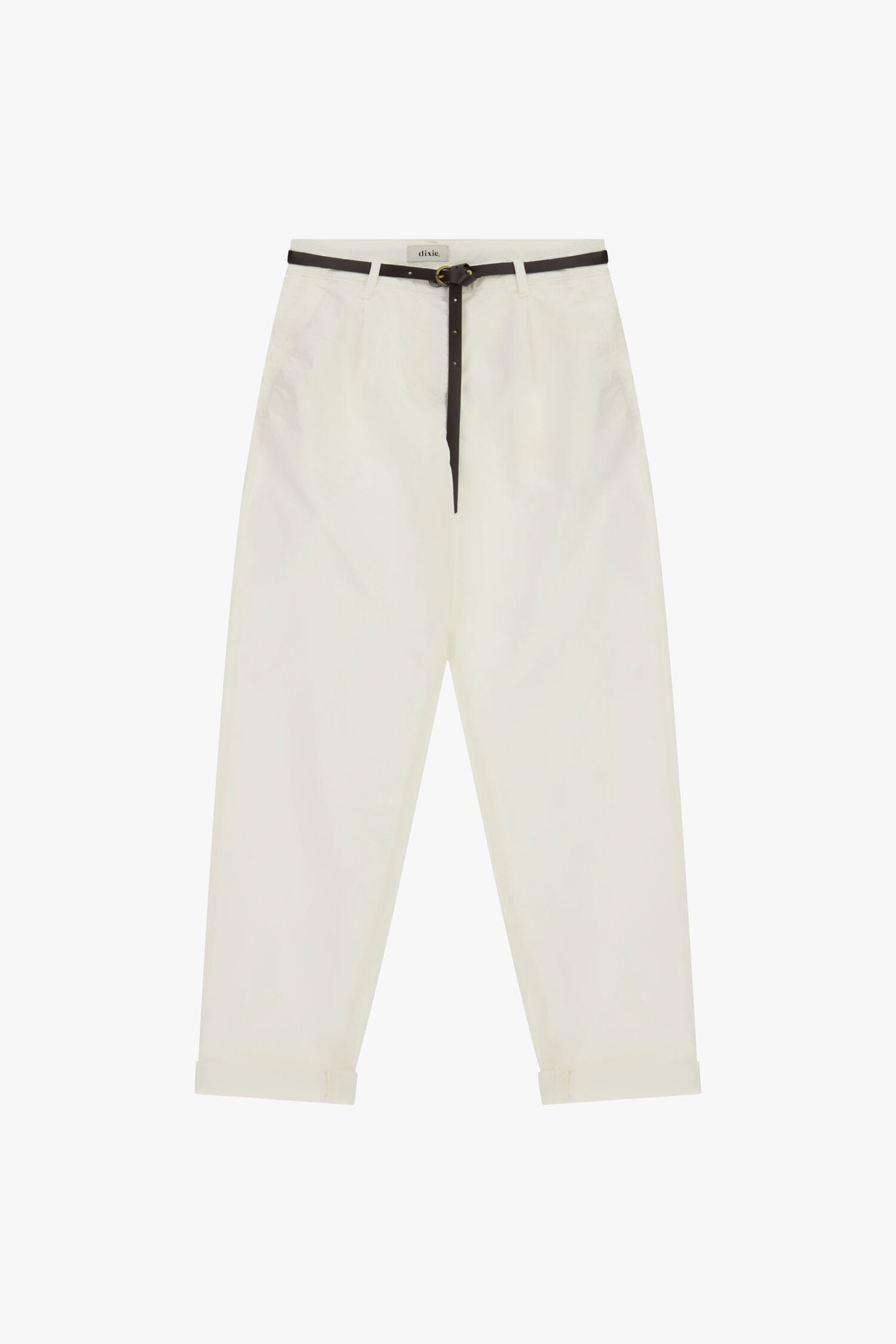 Chino-Fit Trousers With Slim Waistband And Dixie Lapels