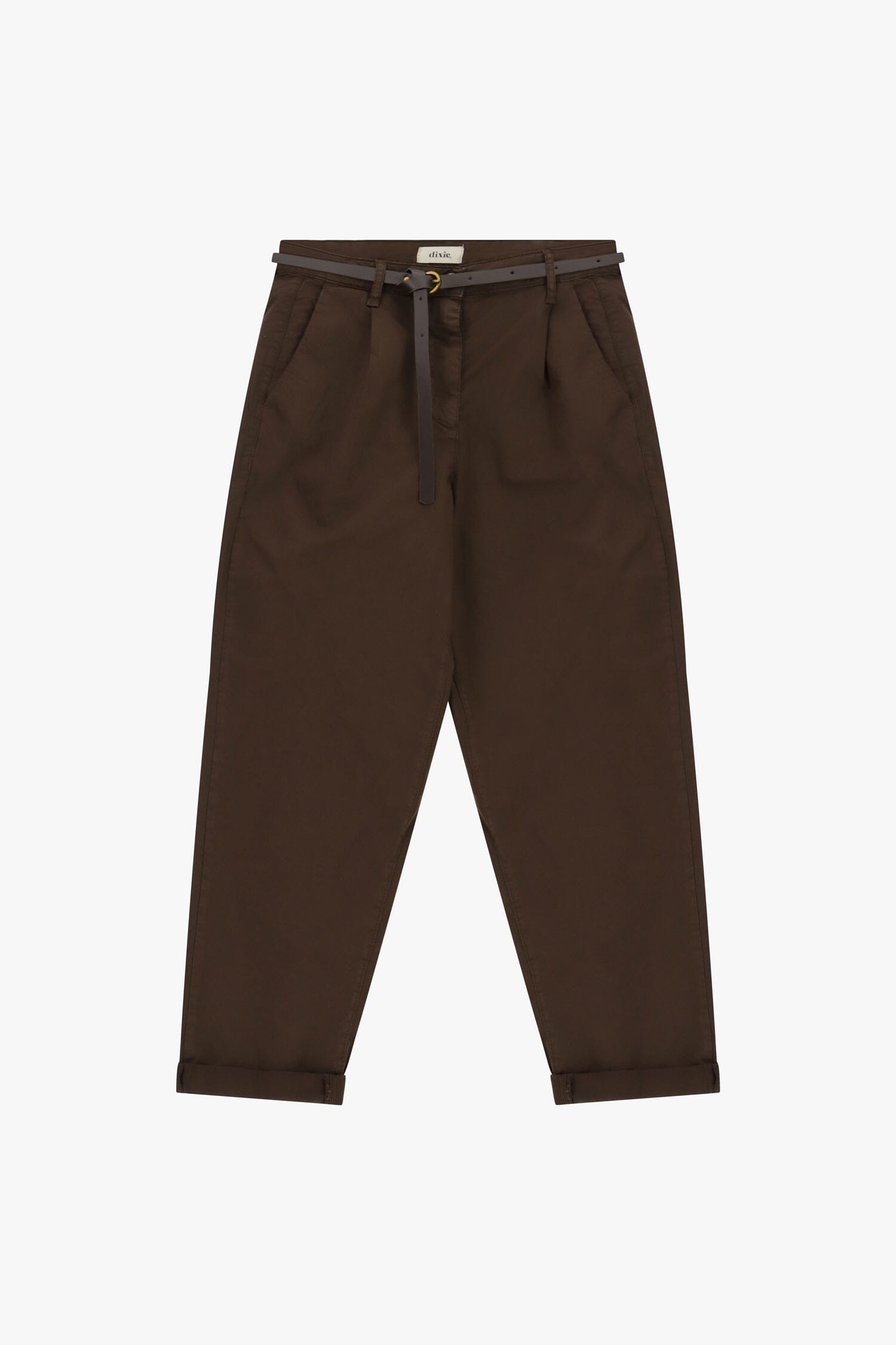 Chino-Fit Trousers With Slim Waistband And Dixie Lapels