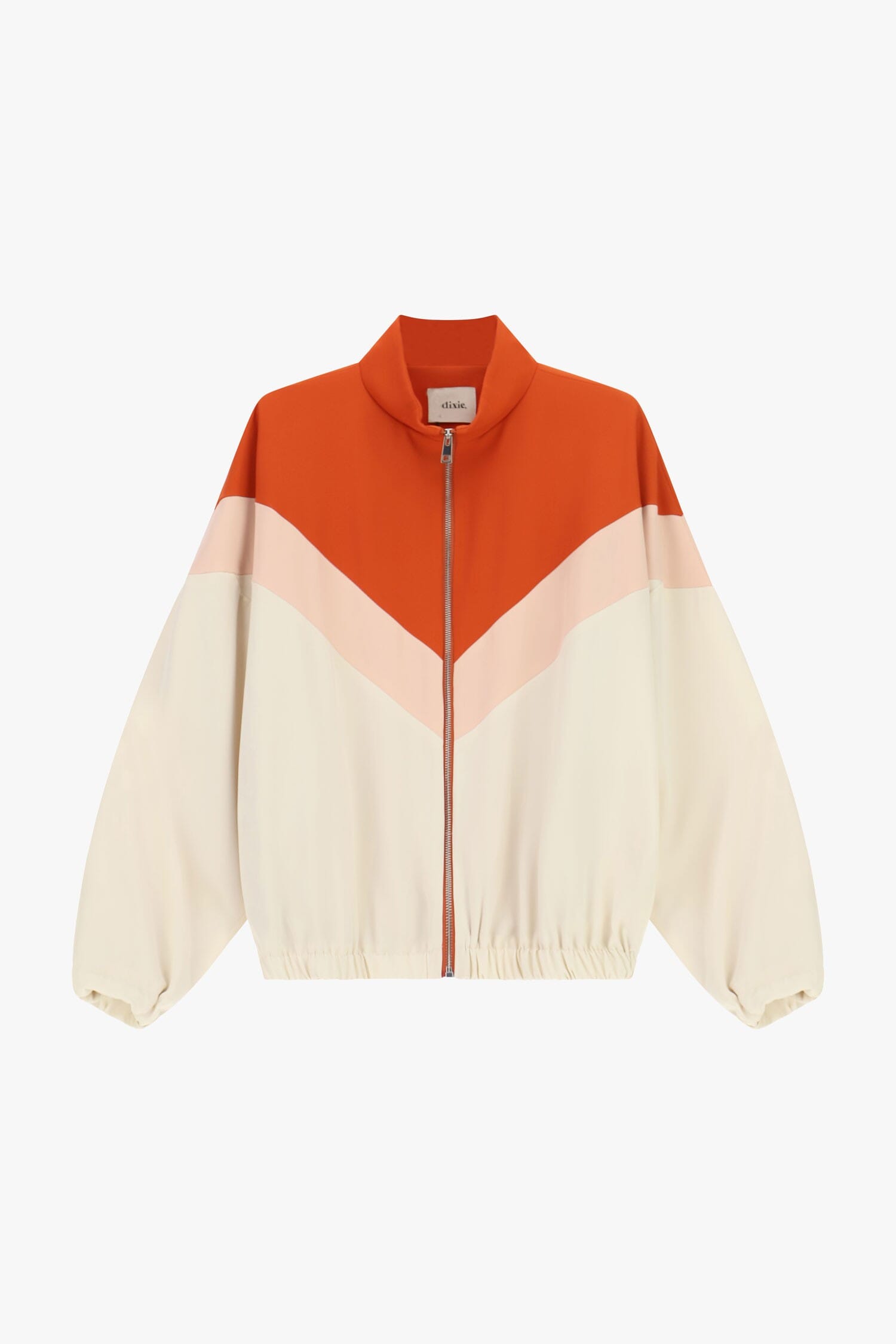 Bomber Con Zip E Motivo A Blocchi Colore Dixie
