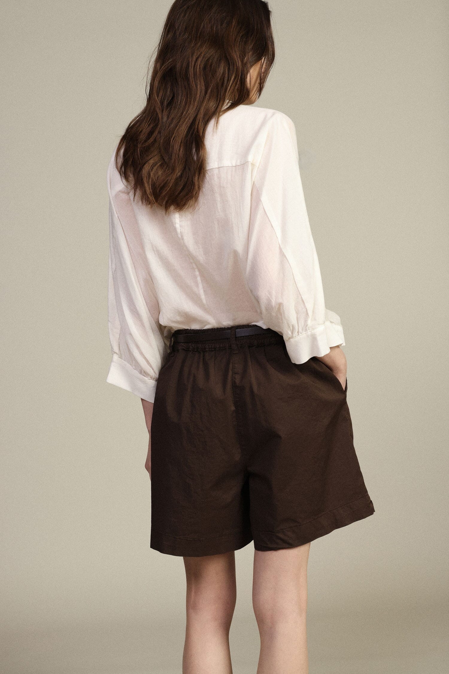 Regular-Fit Shorts With Pince And Slim Belt Dixie