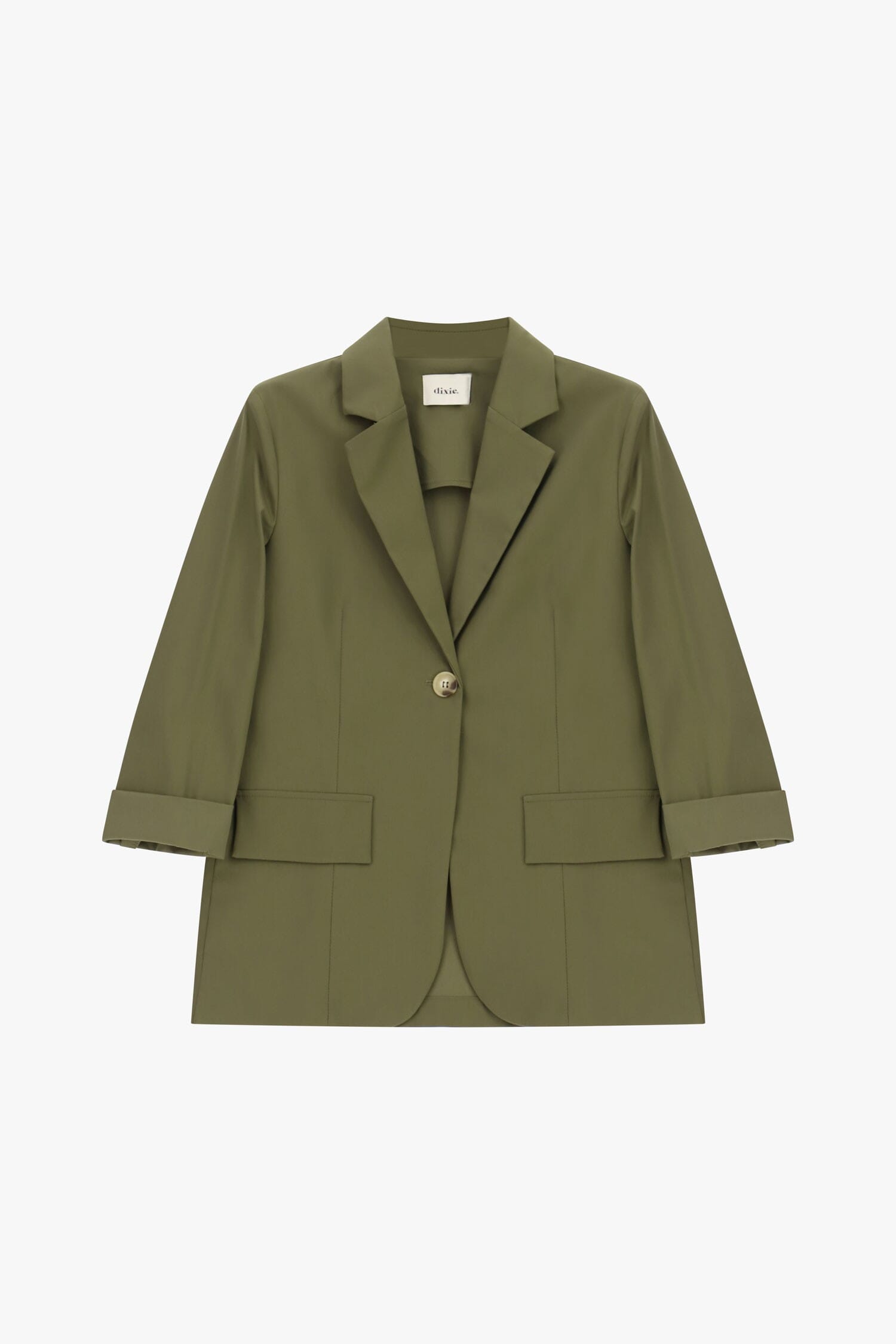 Dixie One-breasted Blazer With Flap Pockets