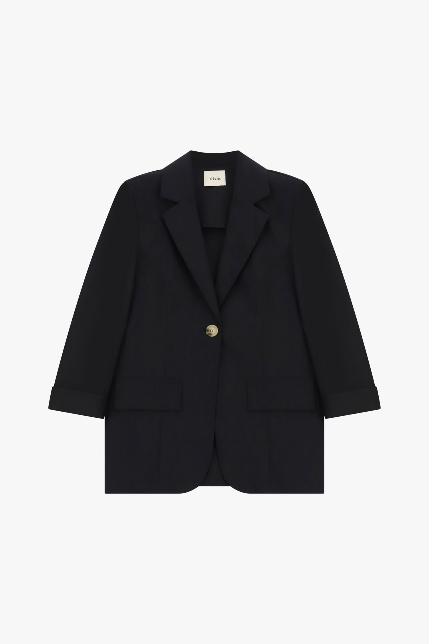 Dixie One-breasted Blazer With Flap Pockets