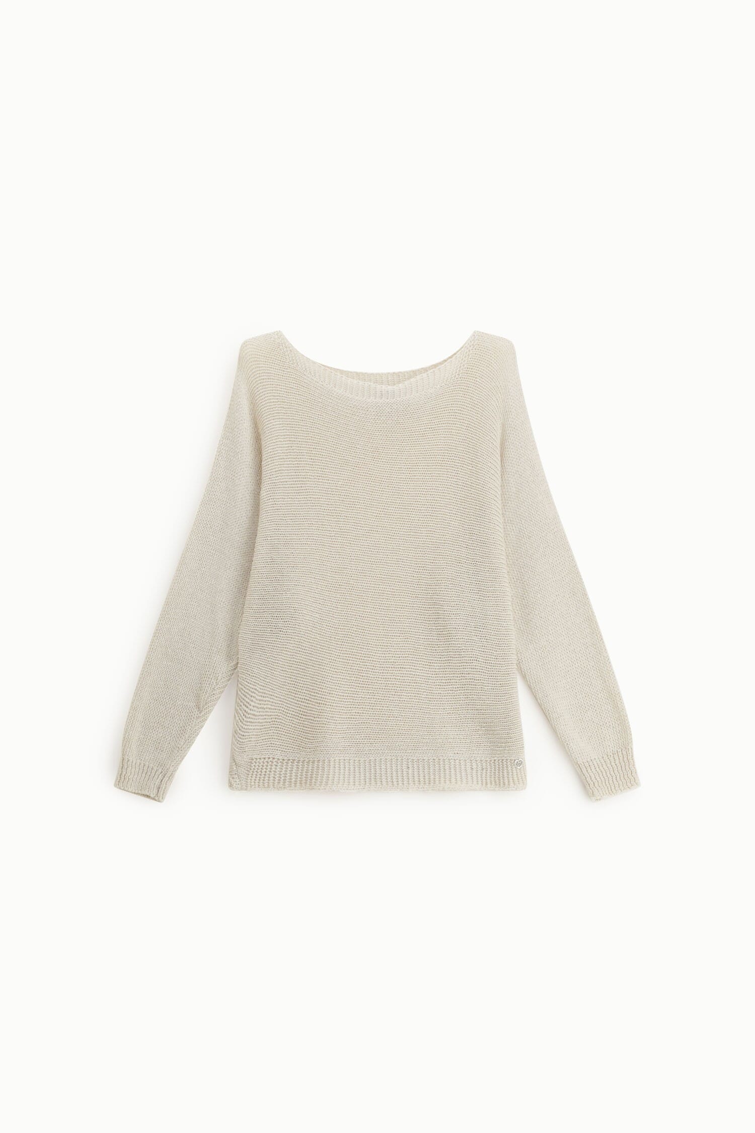 Maglione Girocollo Traforato Vestibilit\Xc3\Xa0 Morbida Please