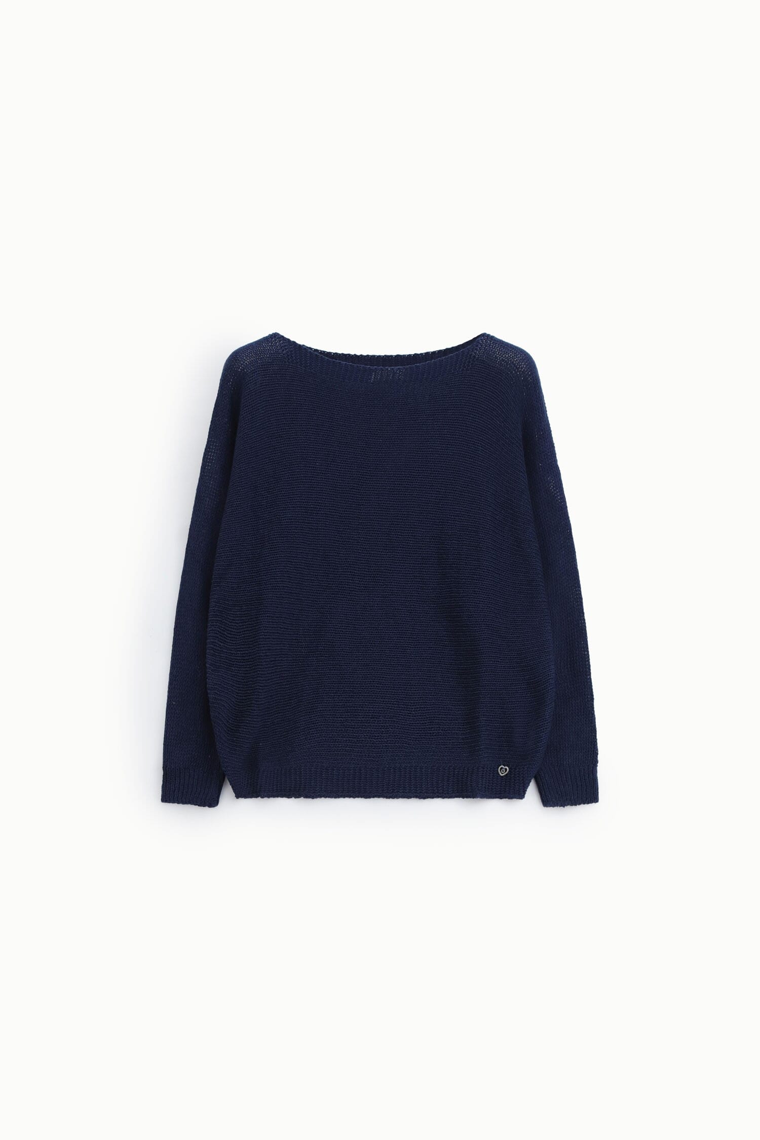Maglione Girocollo Traforato Vestibilit\Xc3\Xa0 Morbida Please