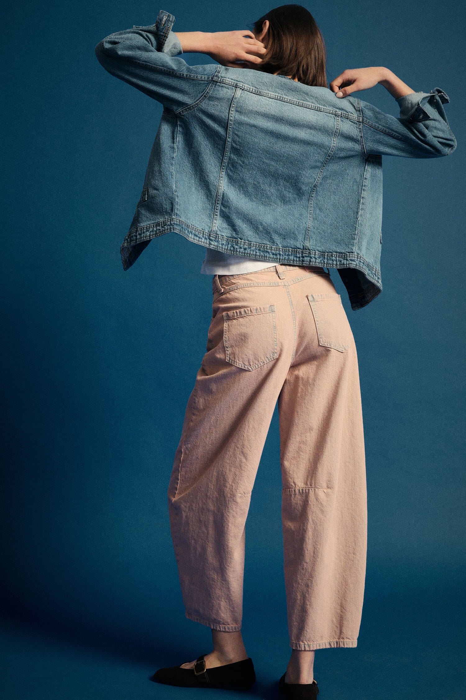 Pantaloni Palazzo Vita Alta Con Gamba Ampia Please