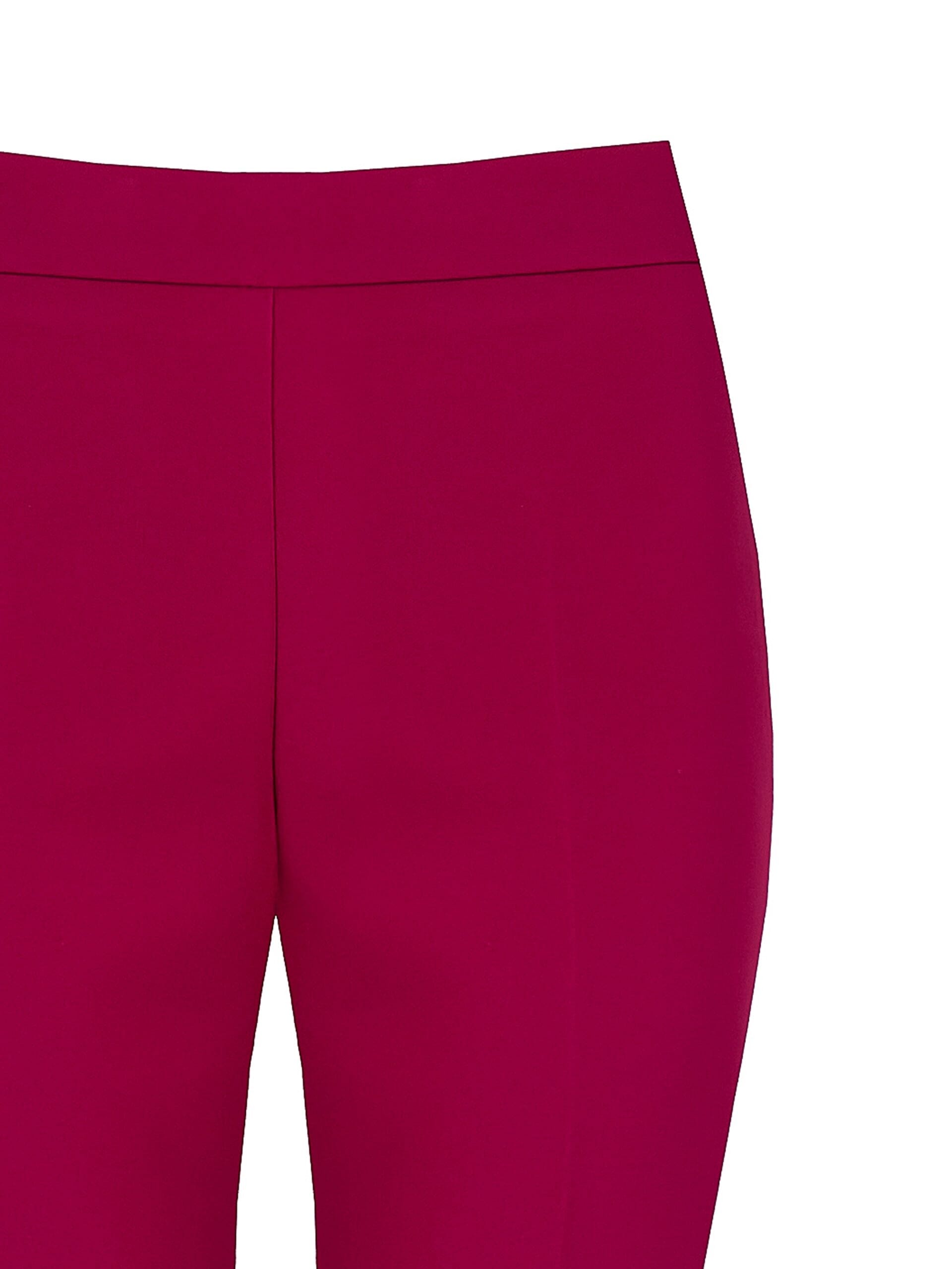 Pantalon évasé en tissu technique avec fermeture éclair sur la hanche Rinascimento