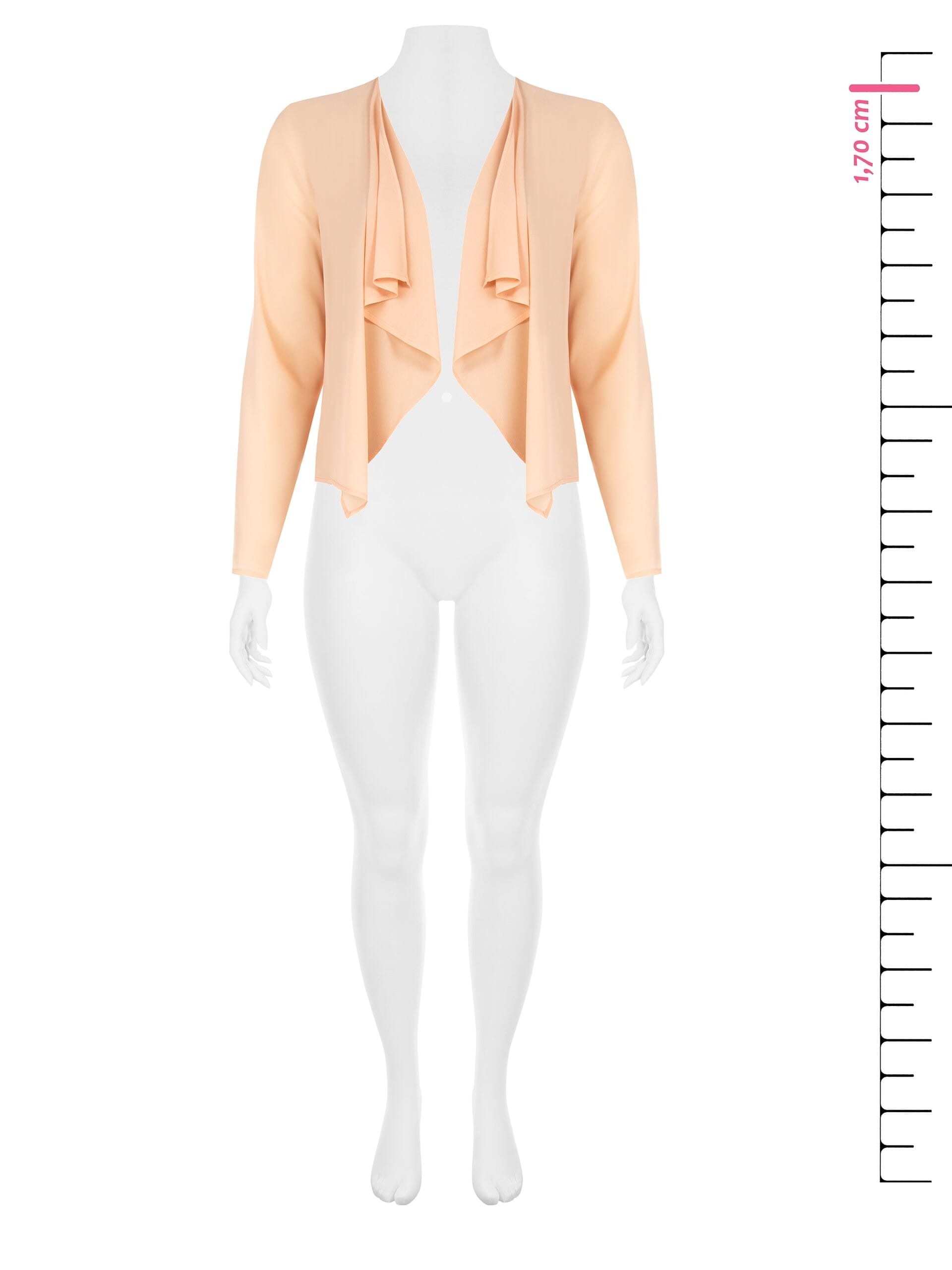 Georgette Rinascimento Curvy Open Shoulder Shawl