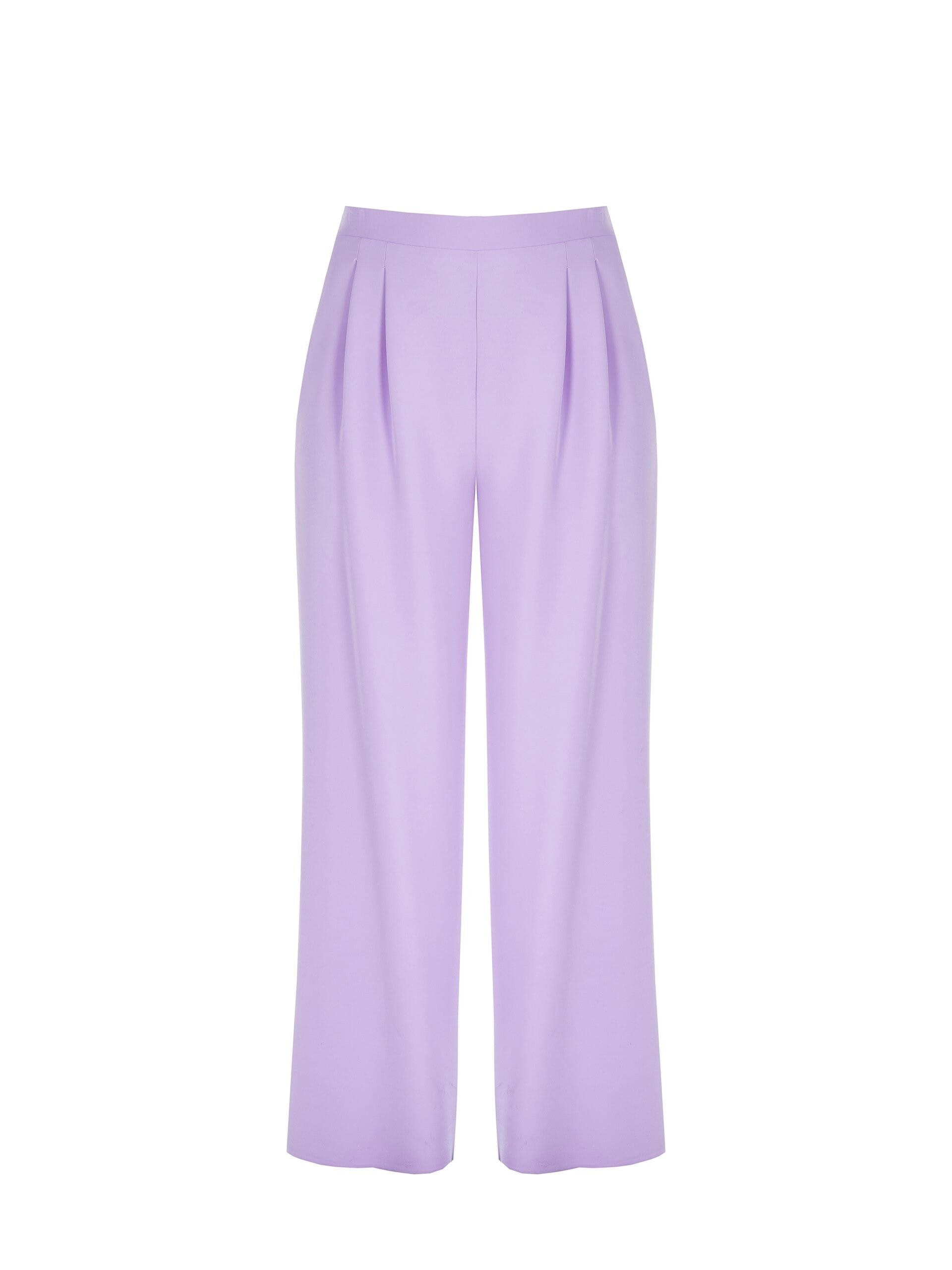 Pantaloni Curvy A Palazzo In Tessuto Tecnico Con Elastico Rinascimento Curvy