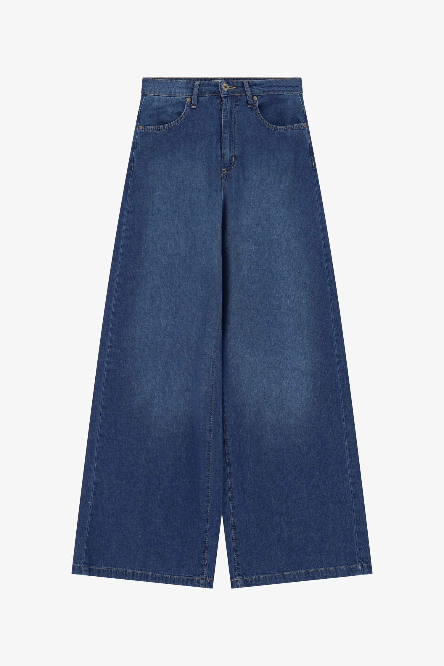 Jeans A Gamba Ampia Con Cinque Tasche Dixie