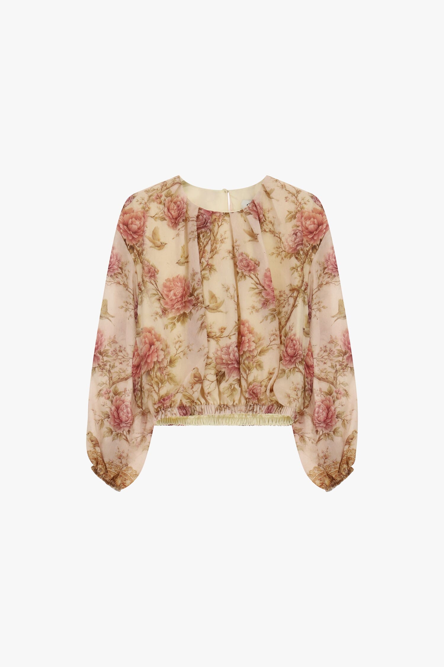 Top Con Maniche Lunghe E Stampa Floreale Dixie