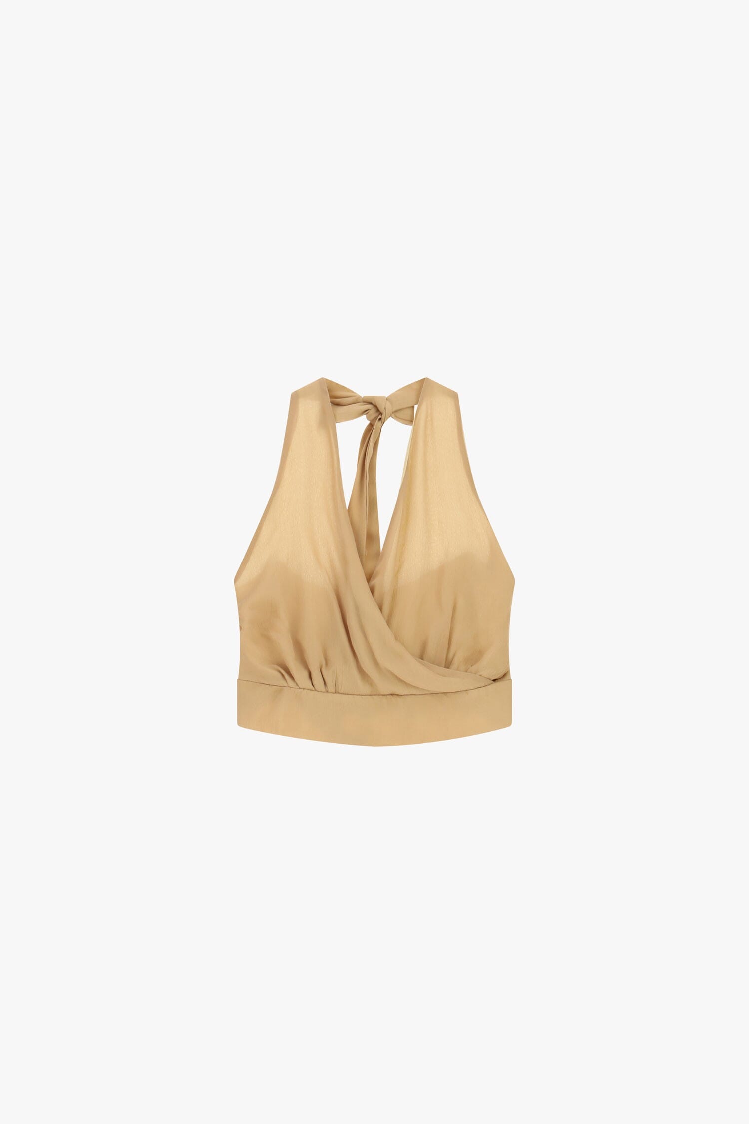 Top Corto Scollo All'americana Con Fiocco Dixie