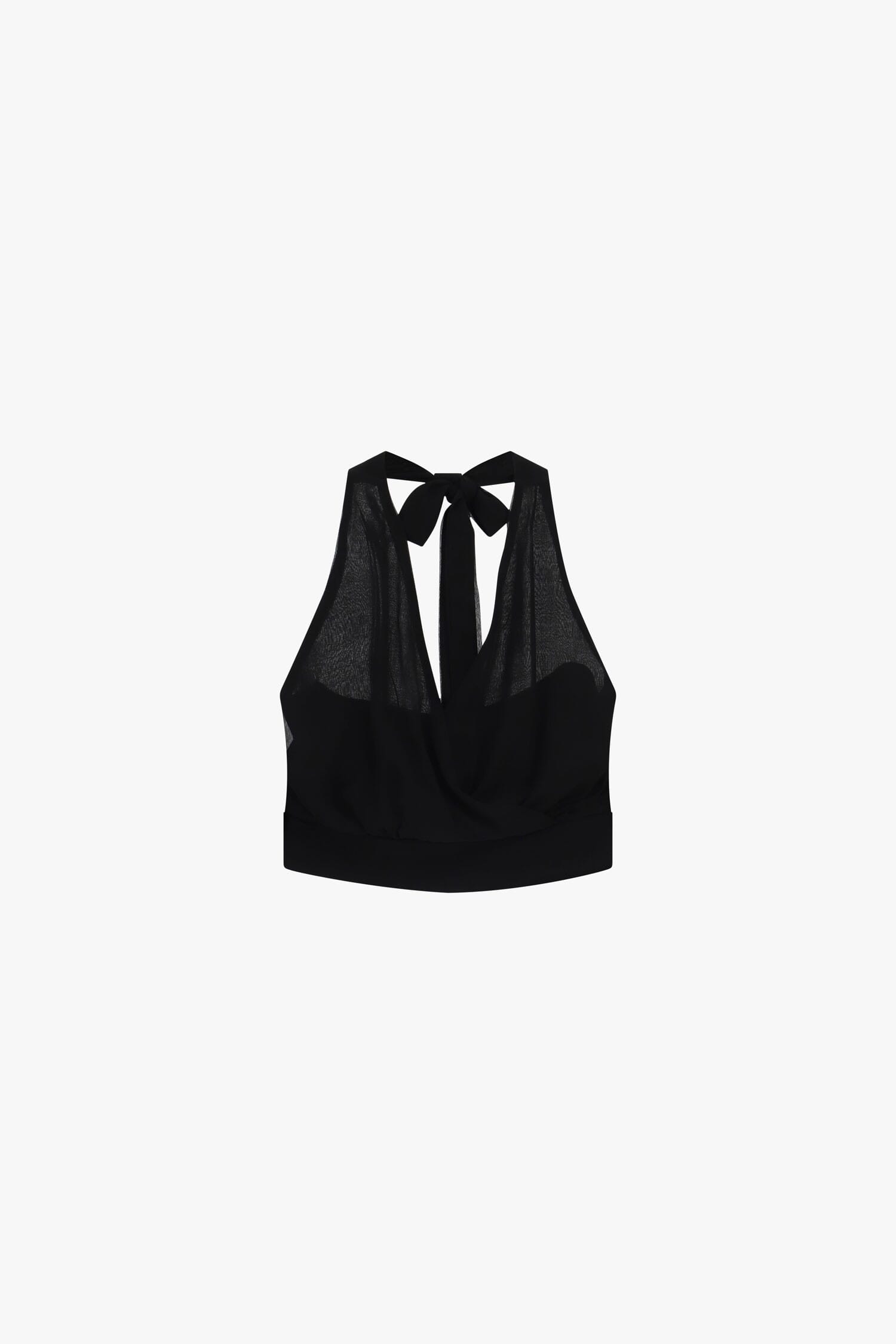 Top Corto Scollo All'americana Con Fiocco Dixie
